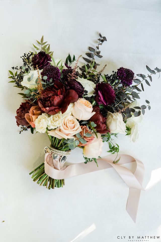 Featured photo from Burgundy Romantic Wedding at Muttontown Club