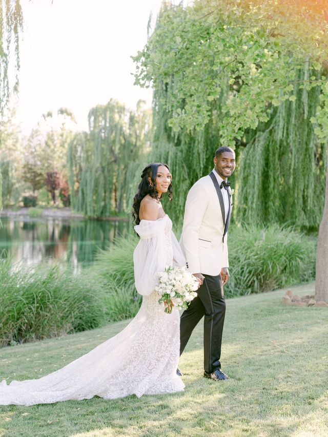 Featured photo from Fairytale White Wedding at Black Swan Lake in Calistoga, California