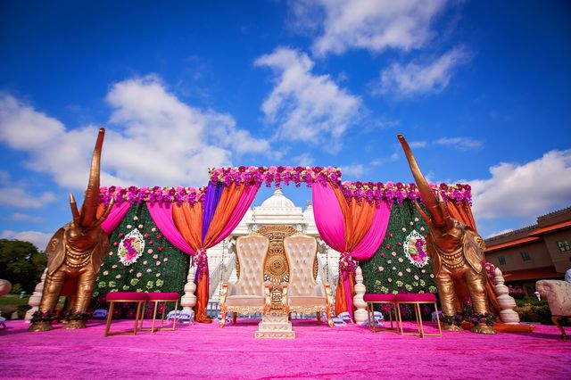 Featured photo from Outdoor Hindu South Asian Wedding Ceremony- BAPS Temple