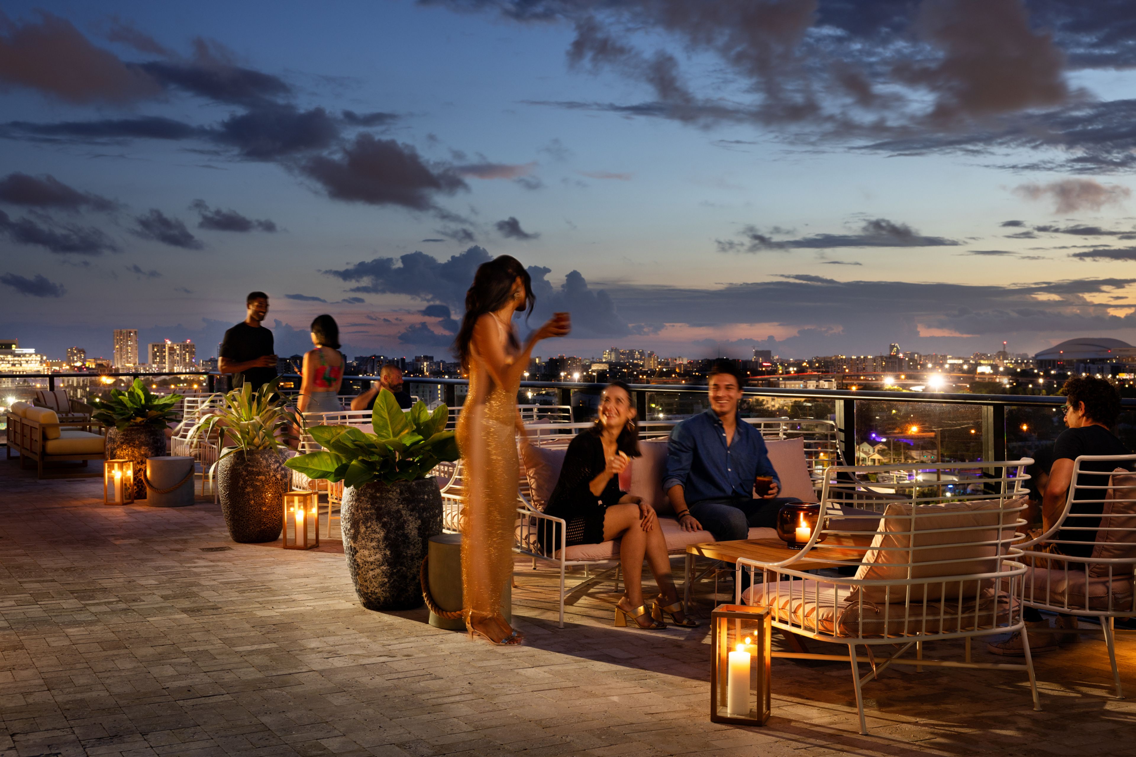Rooftop, an event space at Arlo Wynwood