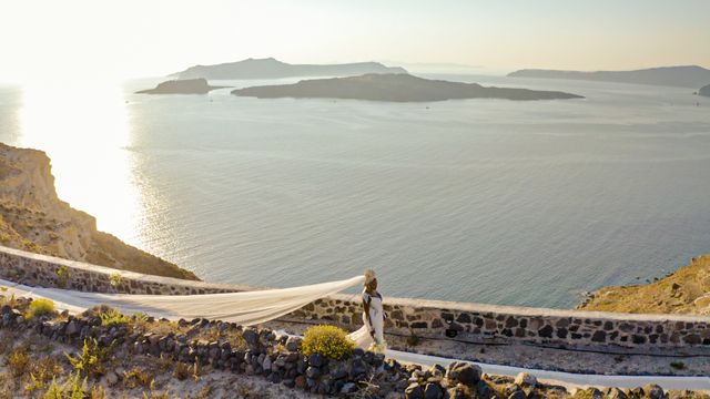 Featured photo from Coastal Wedding at El Viento in Santorini, Greece