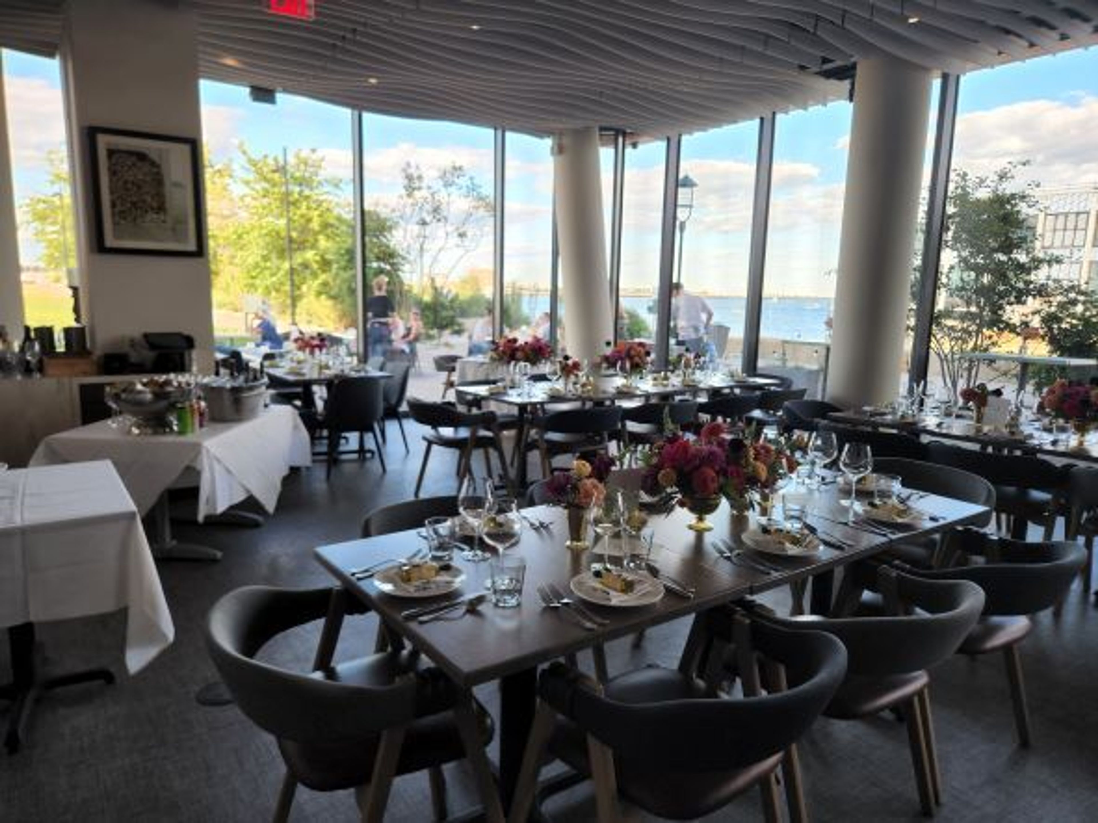 Outer Harbor Room, an event space at Woods Hill Pier 4
