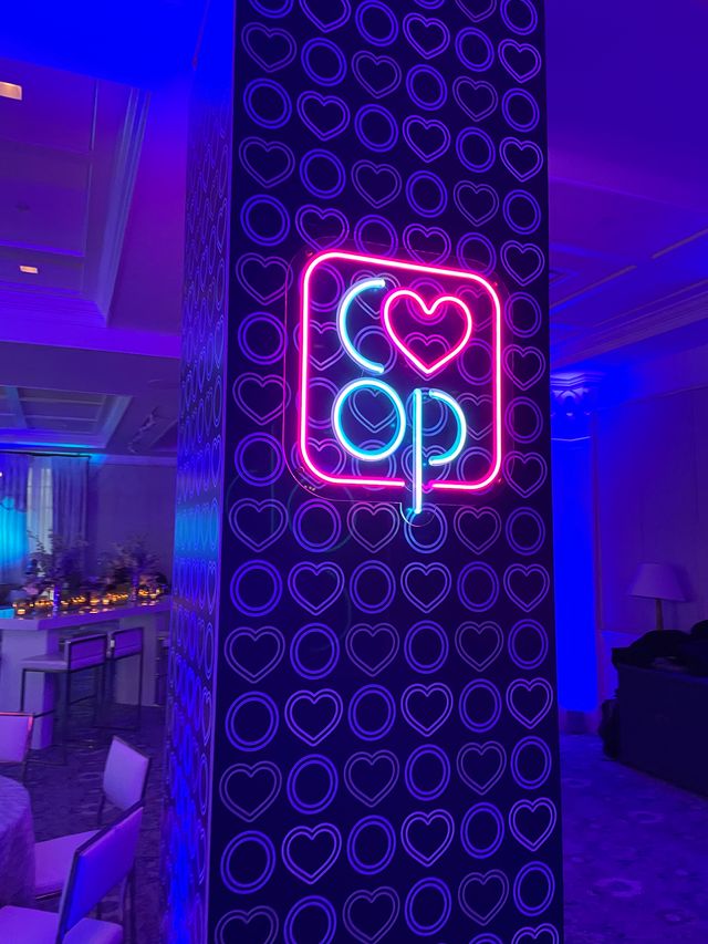 Featured photo from Heart-themed Bat Mitzvah