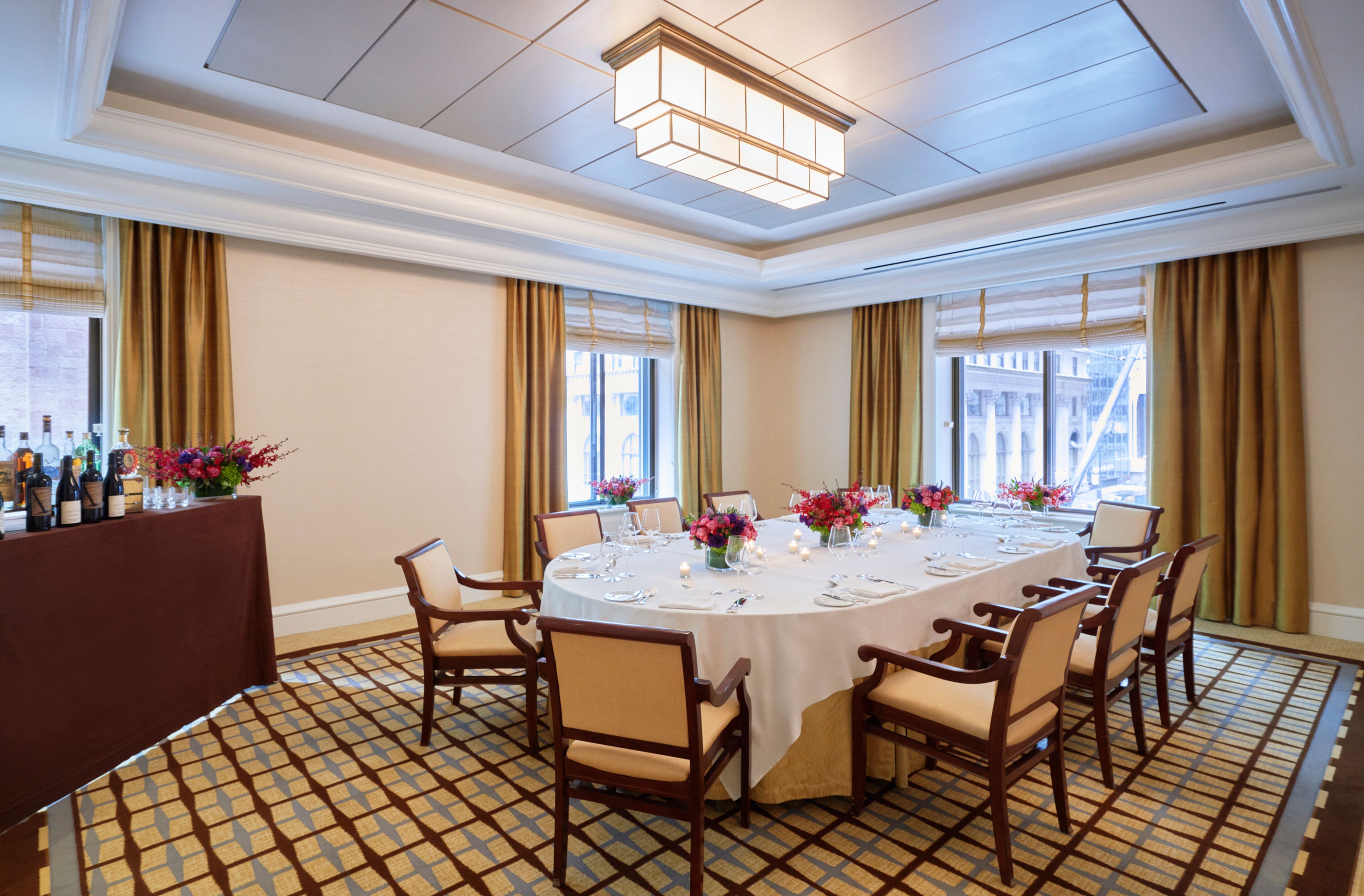 Tribeca Room, an event space at The Peninsula New York