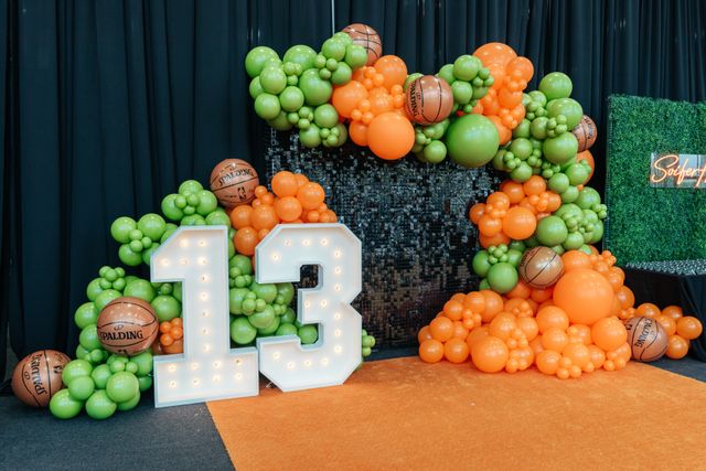 Featured photo from Basketball-Themed Bar Mitzvah at Katz Pavilion in Los Angeles, California