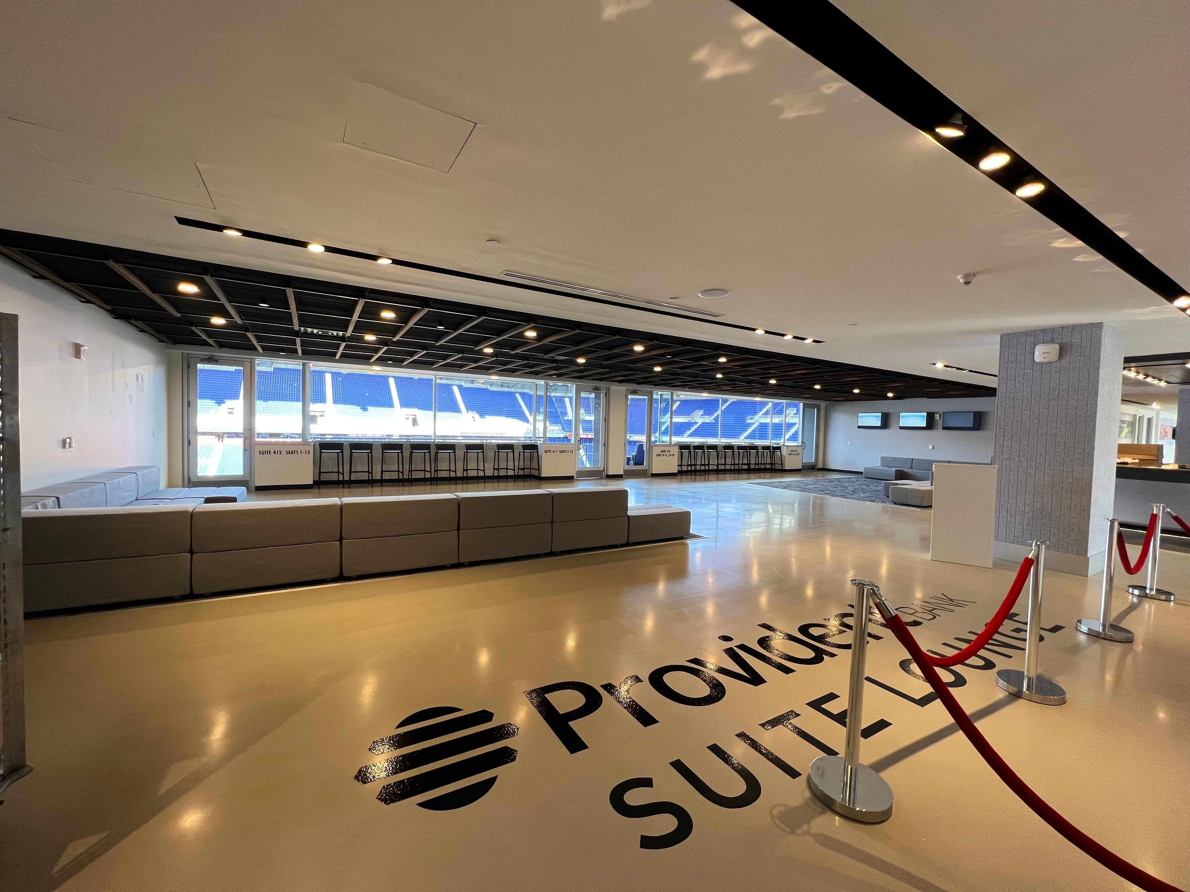 Provident Bank Suite Lounge, an event space at Sports Illustrated Stadium