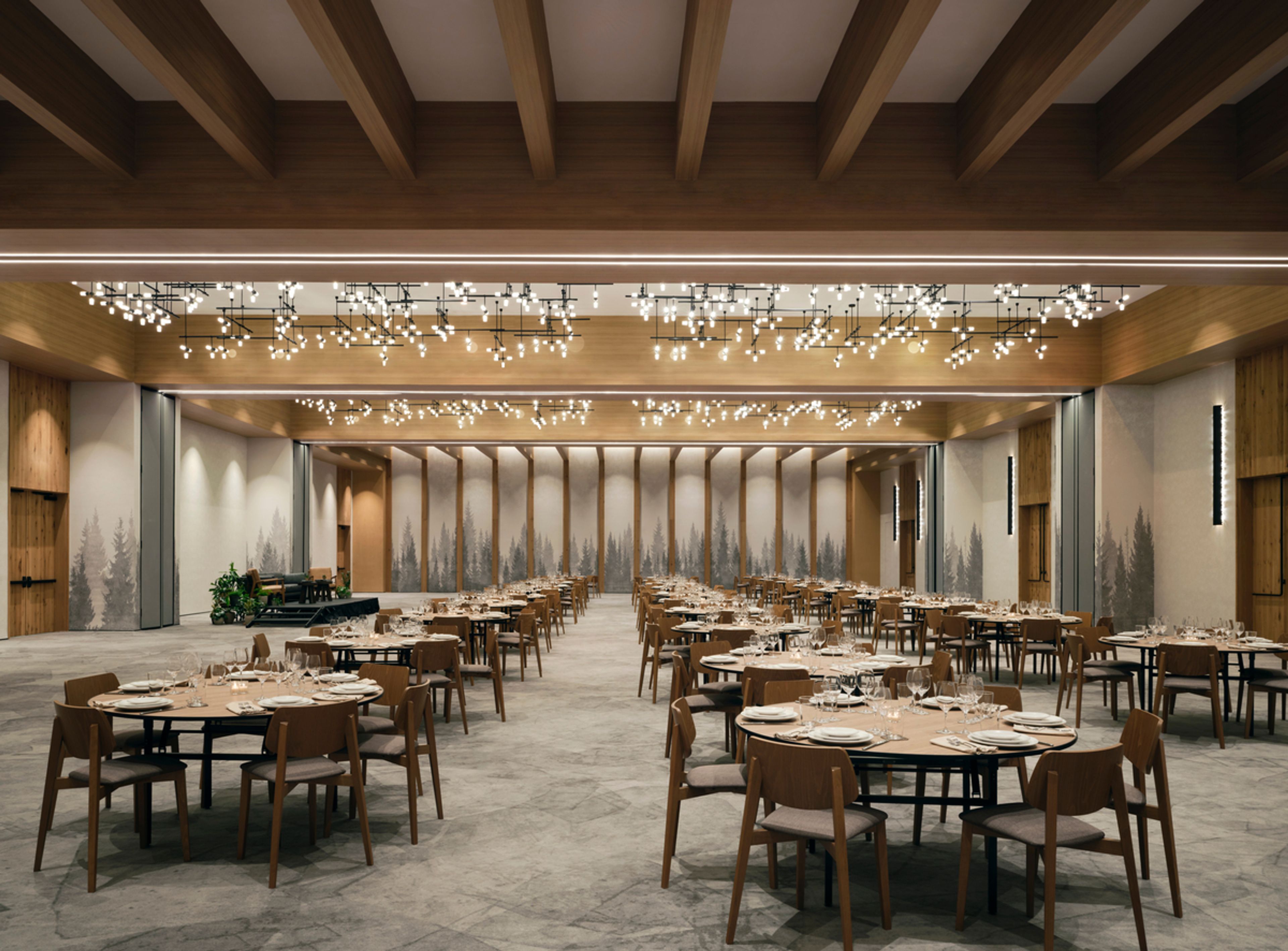 Meadow Ballroom, an event space at 1 Hotel Nashville