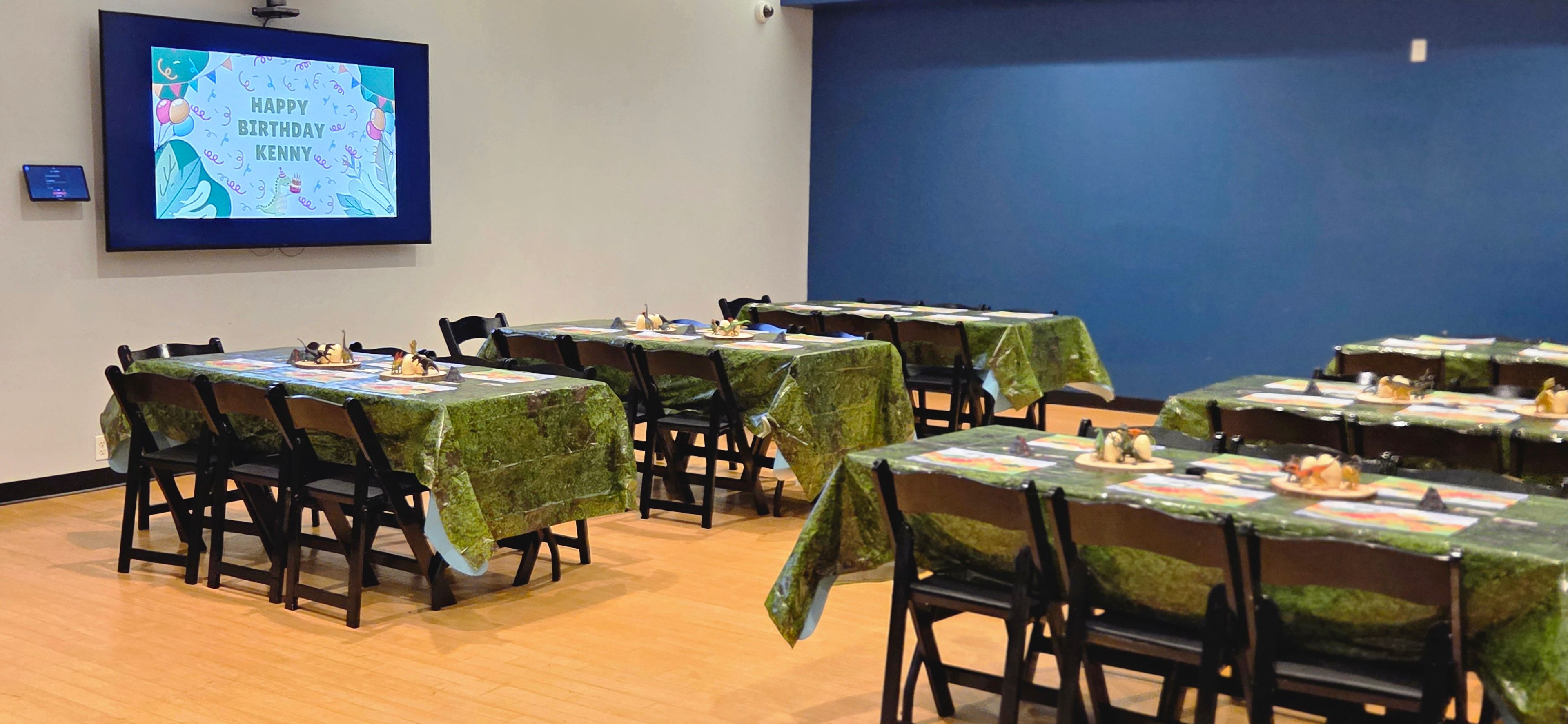 T-Rex Room, an event space at Saint Louis Science Center