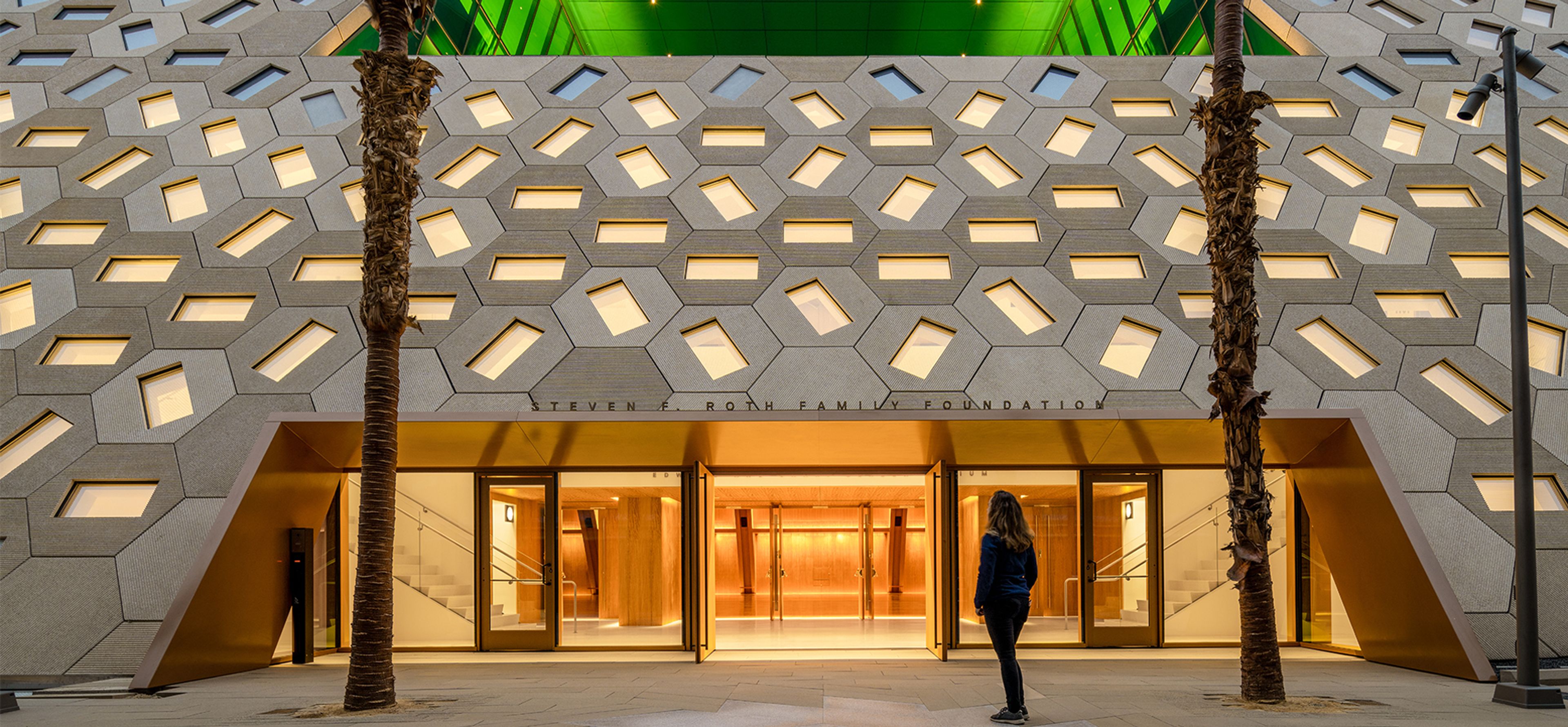 Irmas Family Courtyard, an event space at Audrey Irmas Pavilion