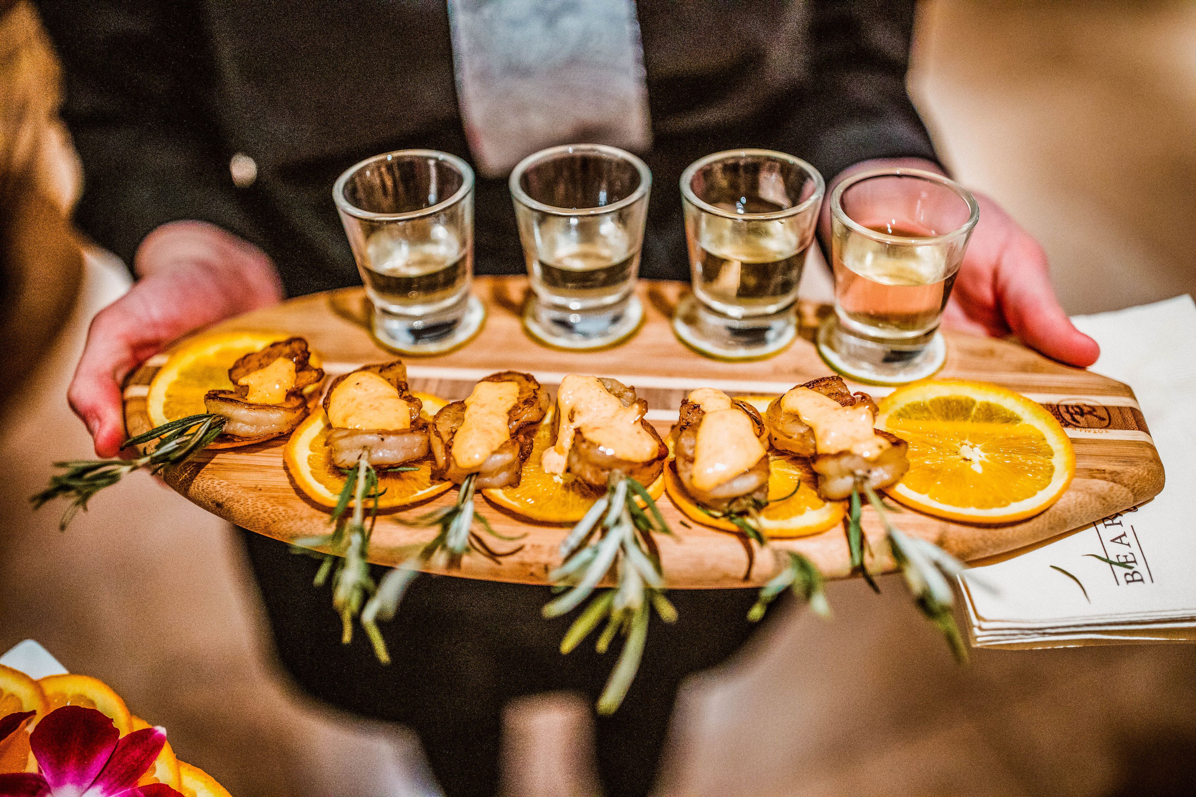Indoor/Outdoor Cocktail Hour, an event space at Bear Brook Valley
