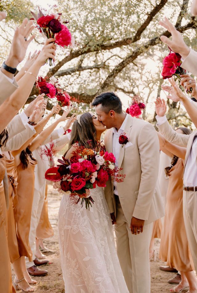 Featured photo from Romantic Red Wedding at Lazy S Hacienda in Weatherford, Texas