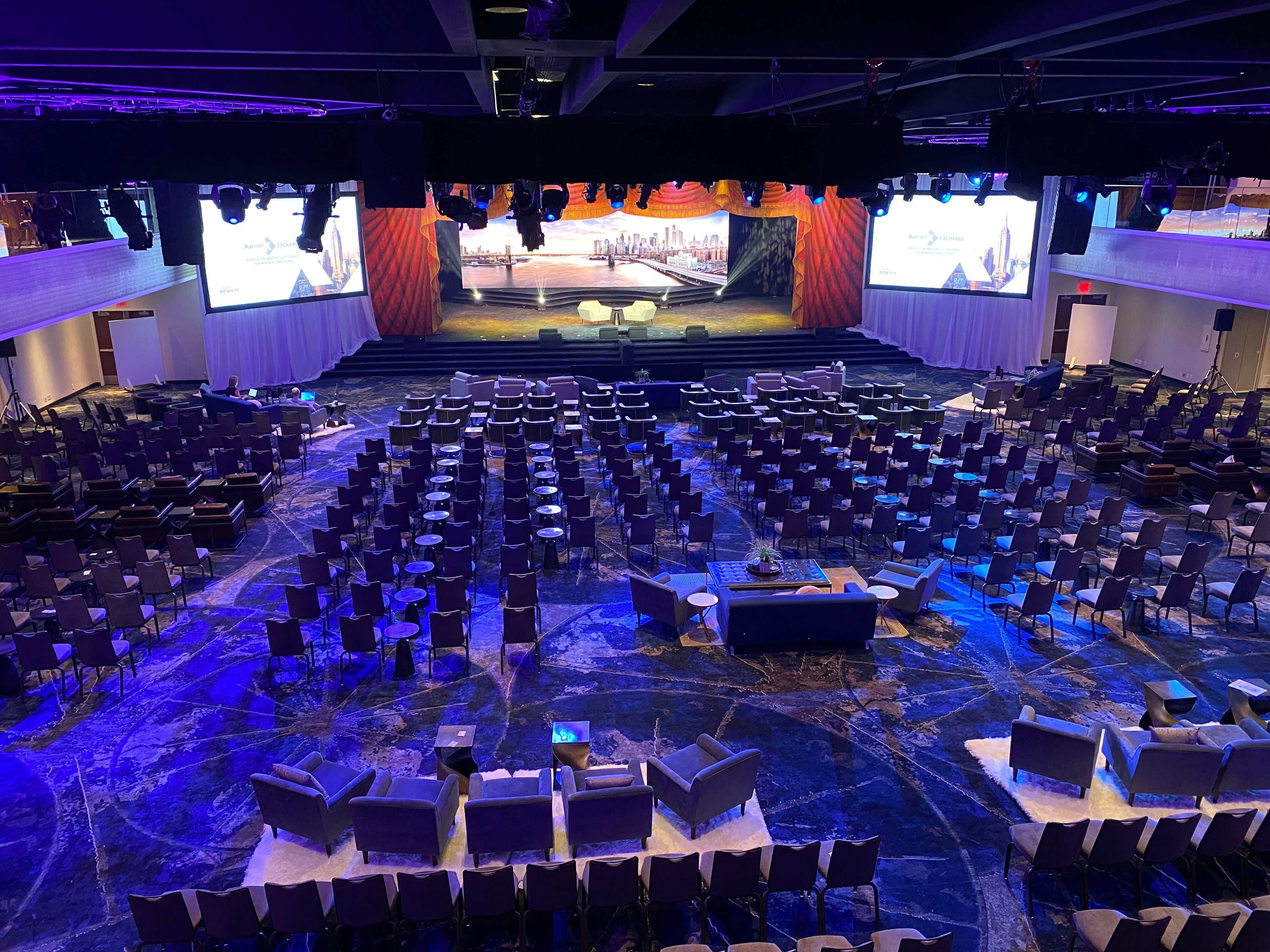 Meeting Space, an event space at Marriott Marquis, New York