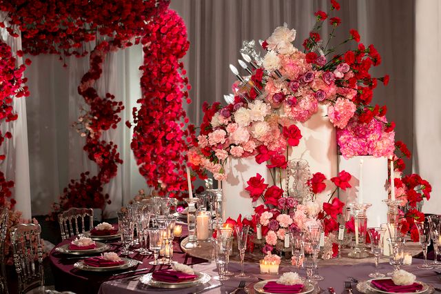 Featured photo from Crimson Cascade: A Glamorous Whimsical Quinceañera Amidst a Rain of Chandeliers