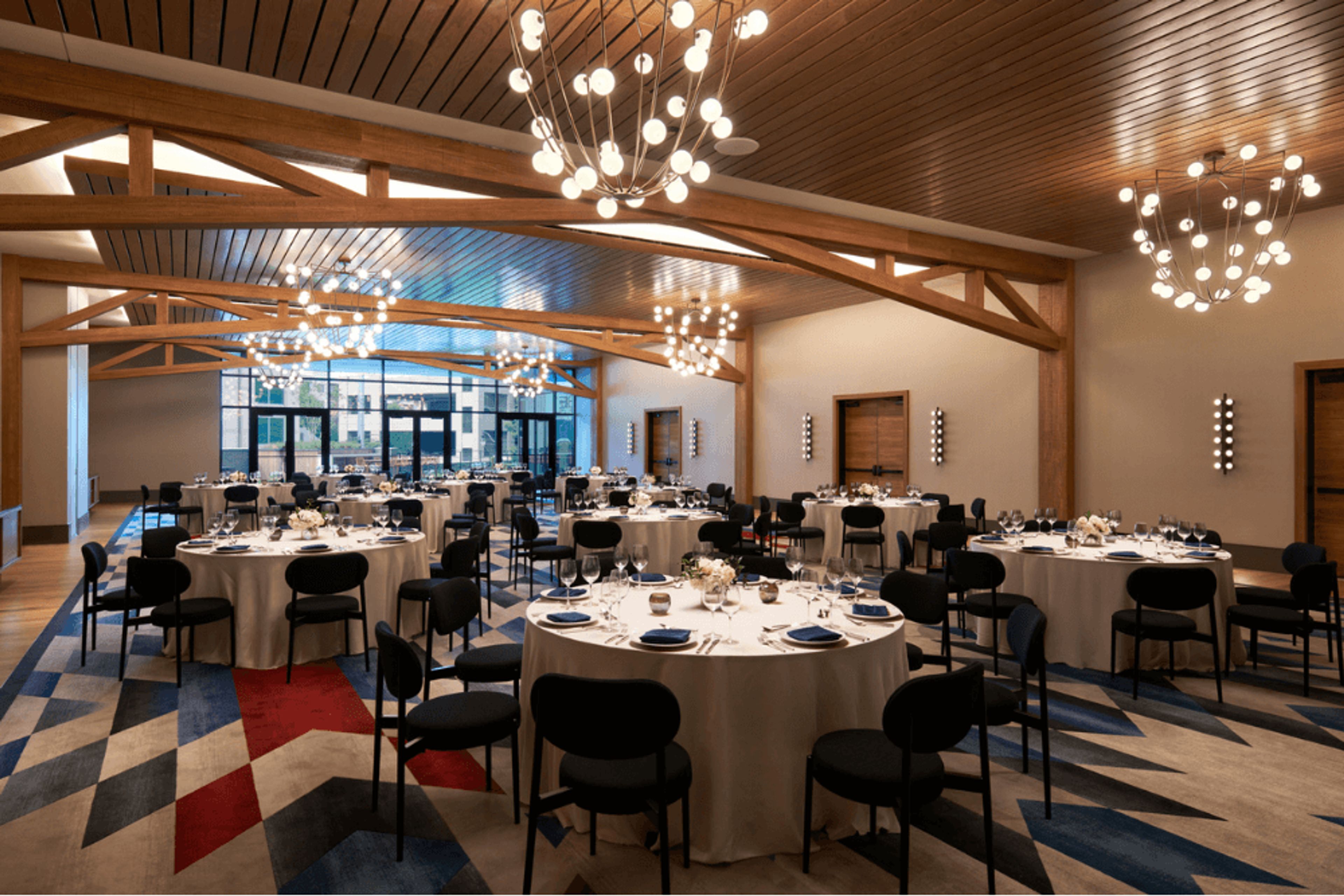 The Great Room, an event space at Virgin Hotel Nashville
