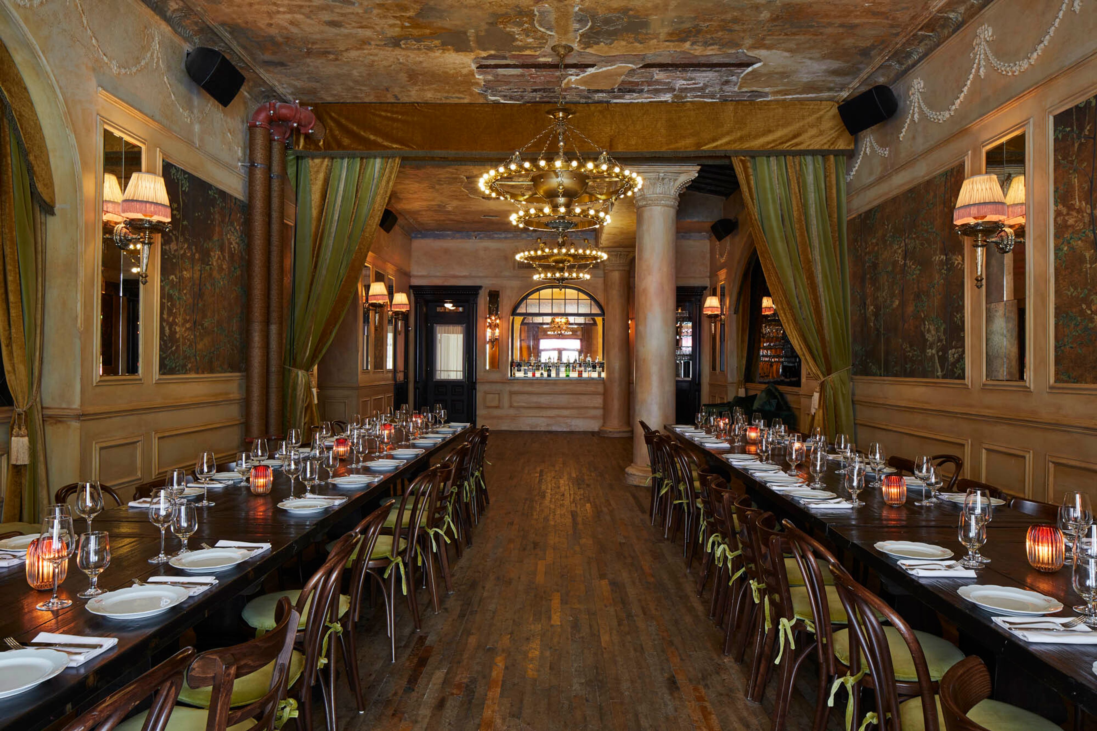 The Bard Room, an event space at Hotel Chelsea