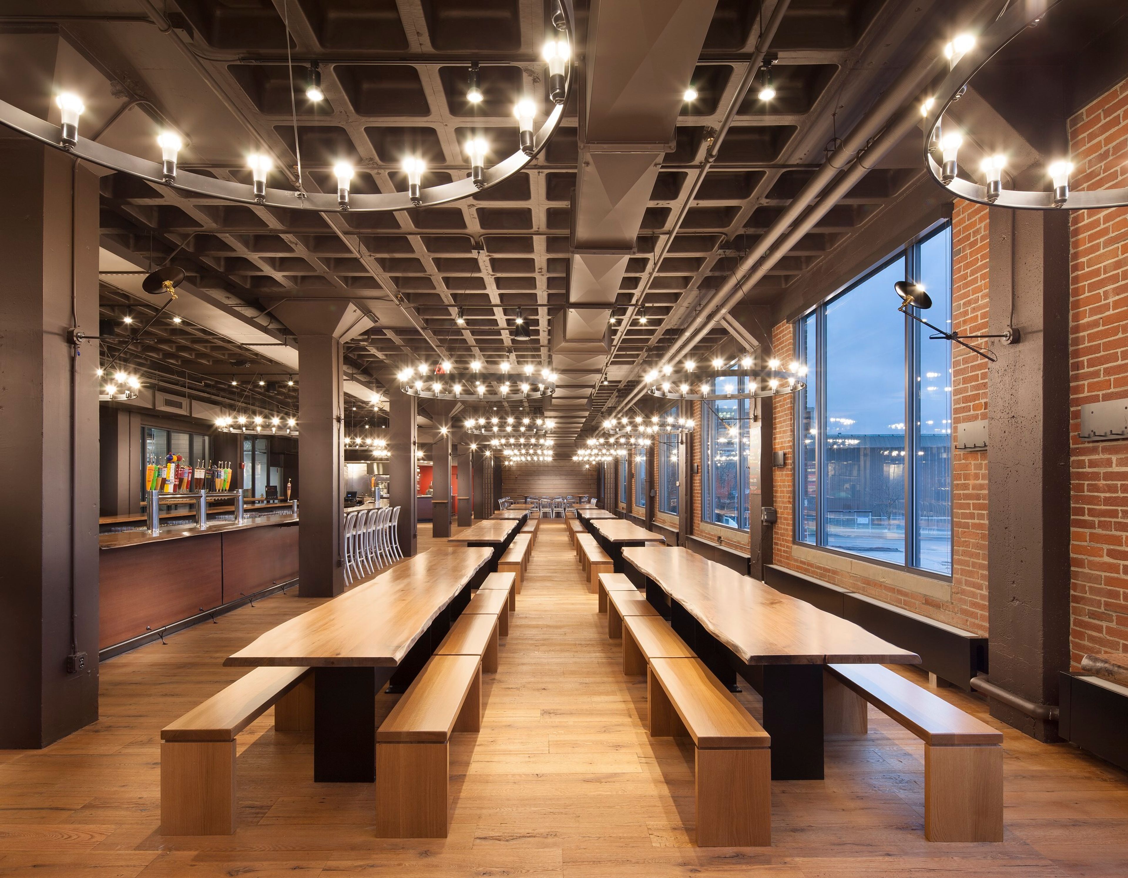Full Beer Hall, an event space at Harpoon Brewery and Beer Hall