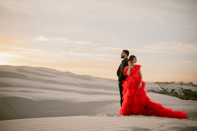 Featured photo from Dunes of Love: Enchanting Engagement Portraits in the Sandy Serenity
