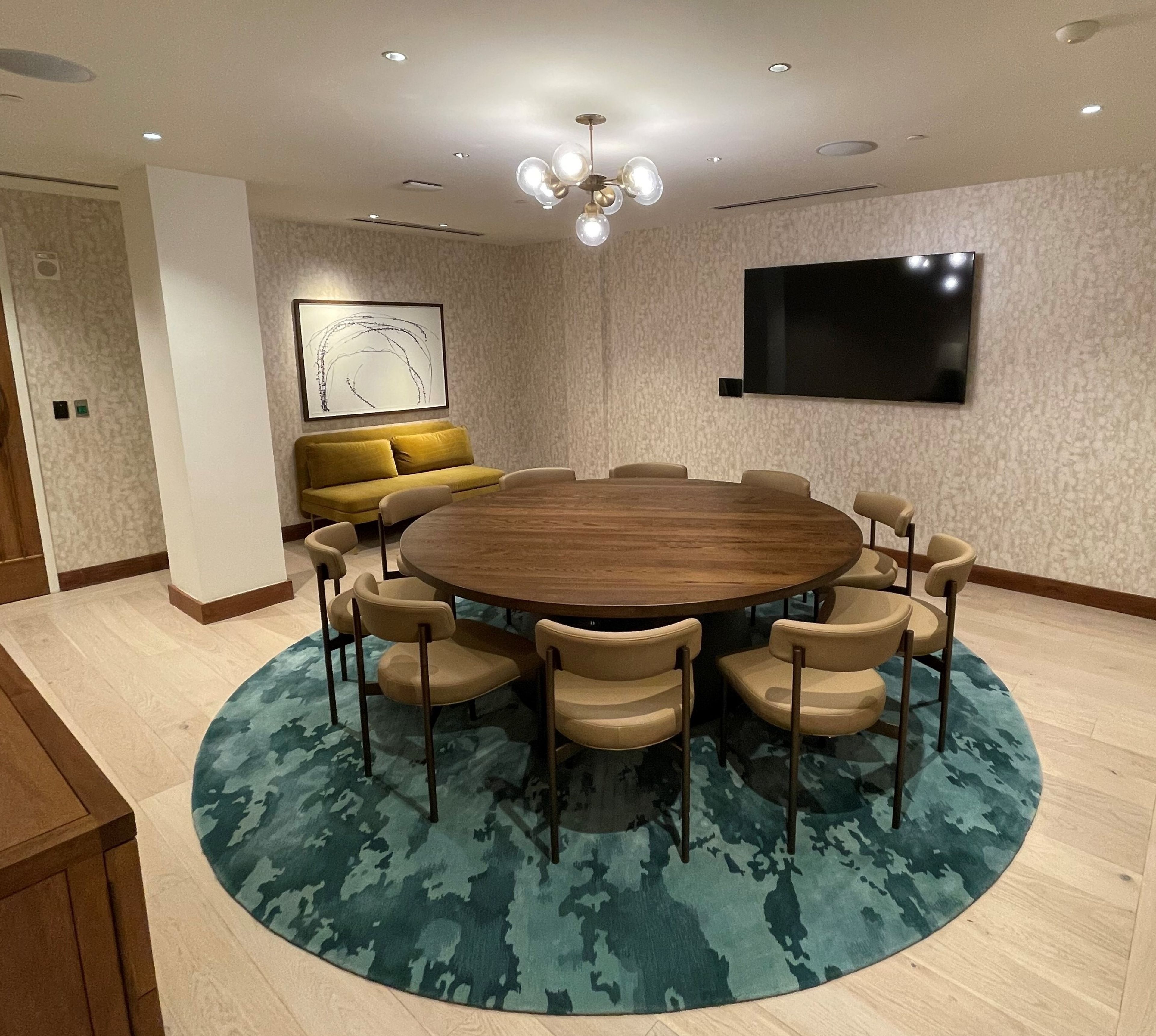 Dogwood Room, an event space at The Kimpton Sylvan Hotel