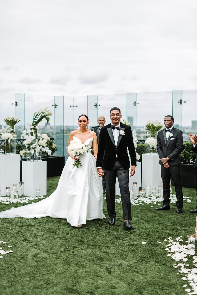 Featured photo from Classy Modern Rooftop Wedding at The London West Hollywood in West Hollywood, California