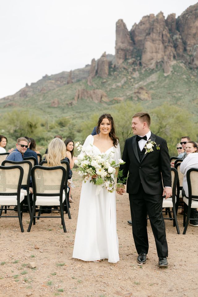 Featured photo from Breanna & Jacob's Intimate Desert Wedding