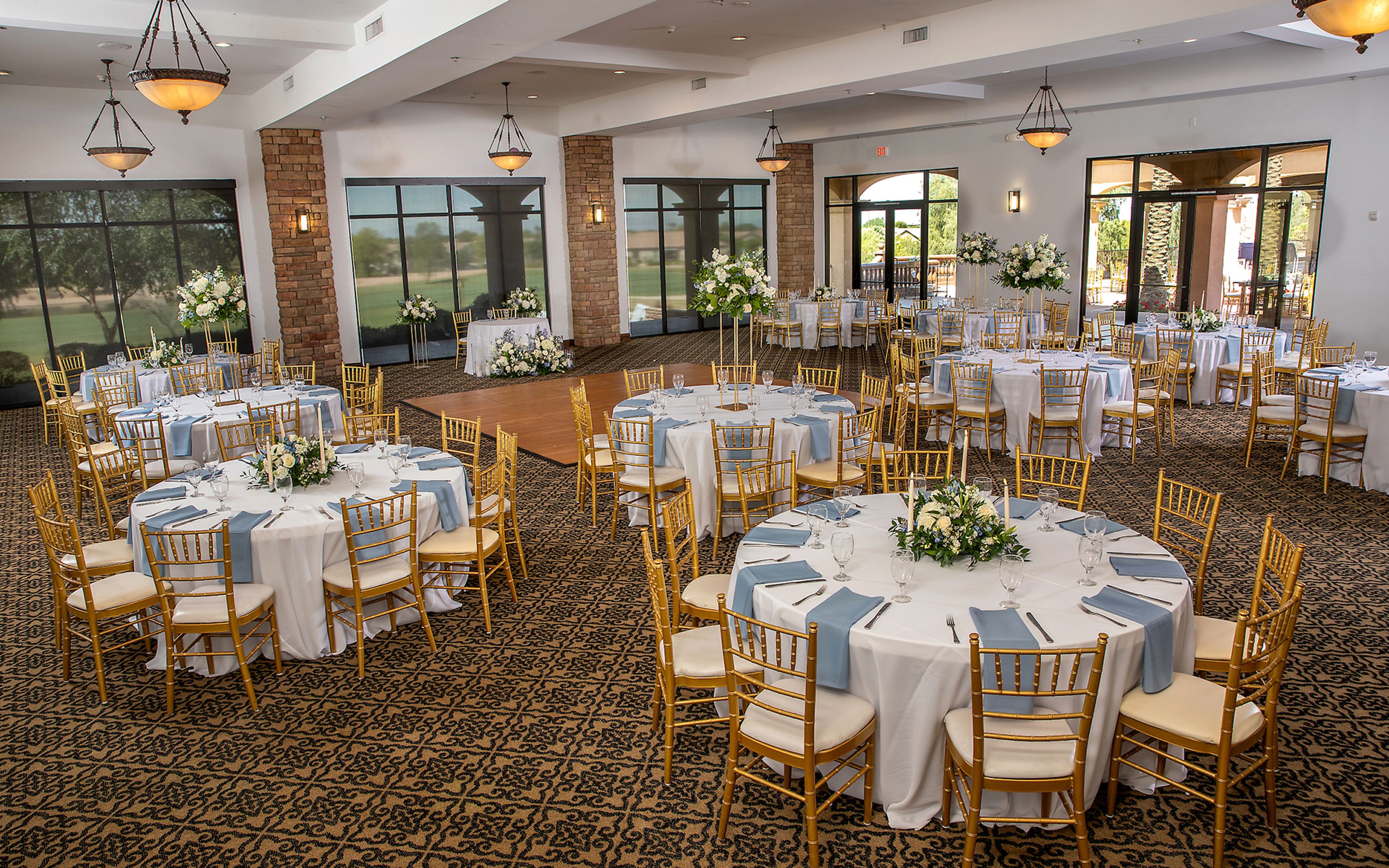 Cascada Ballroom, an event space at Seville Golf & Country Club