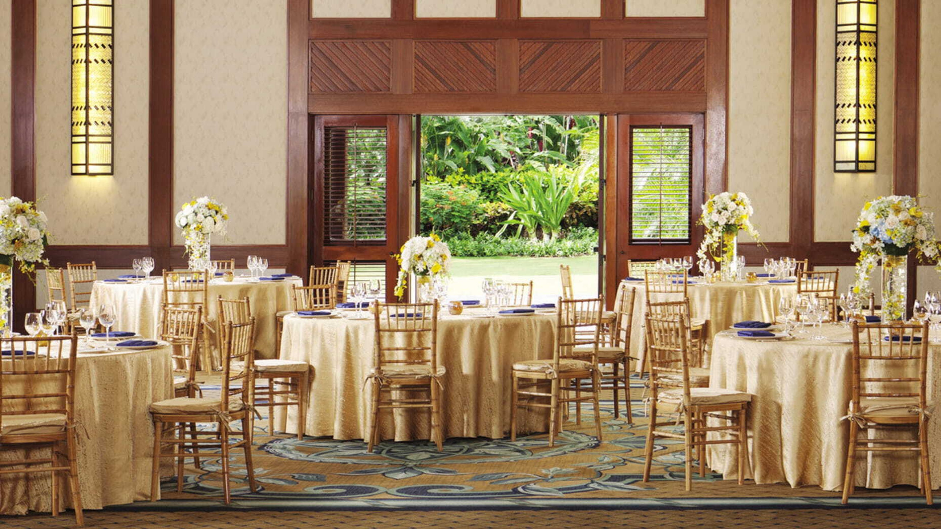 Hualalai Ballroom, an event space at Four Seasons Resort Hualalai