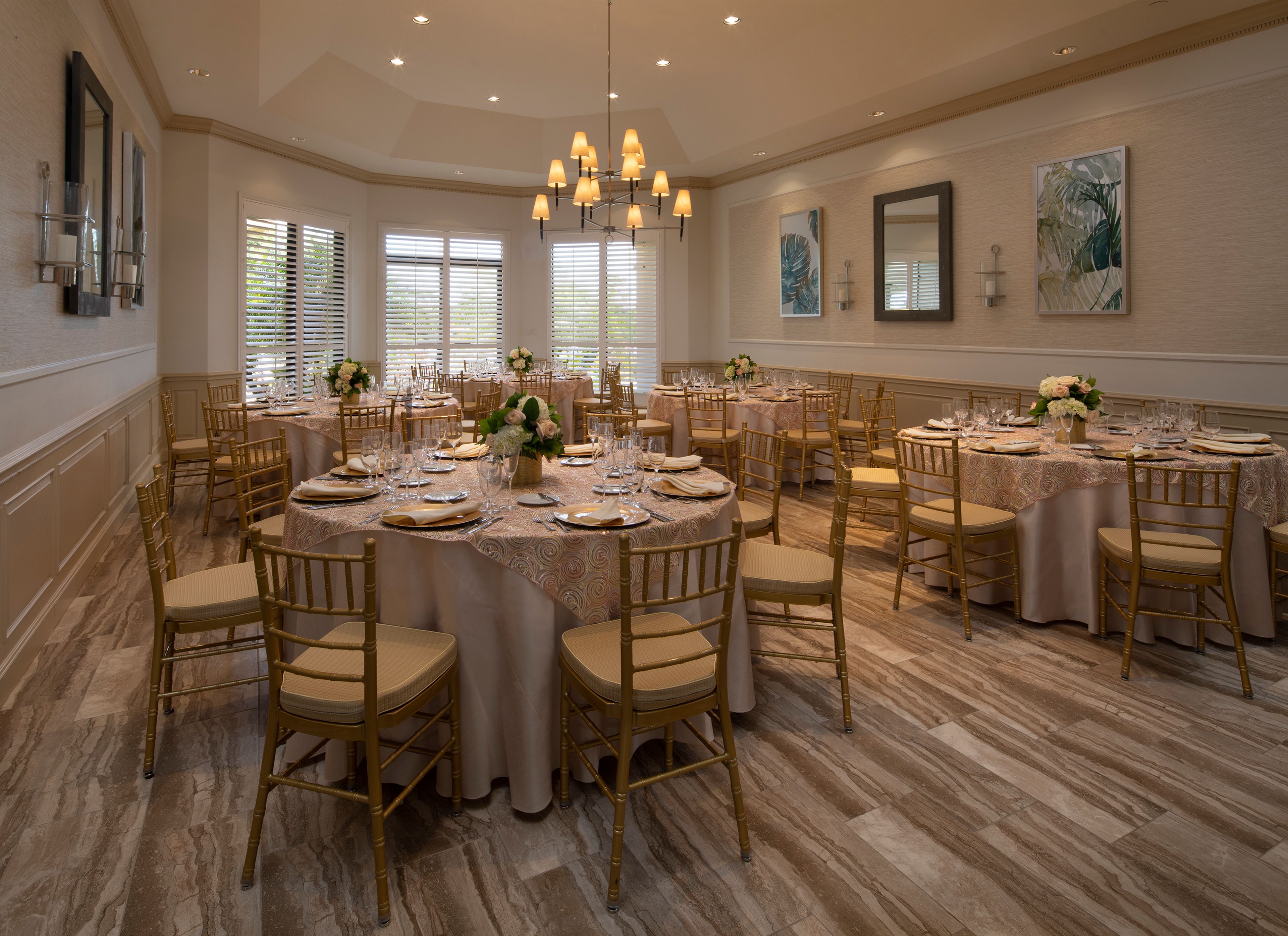 Azalea Room, an event space at Breakers West Country Club