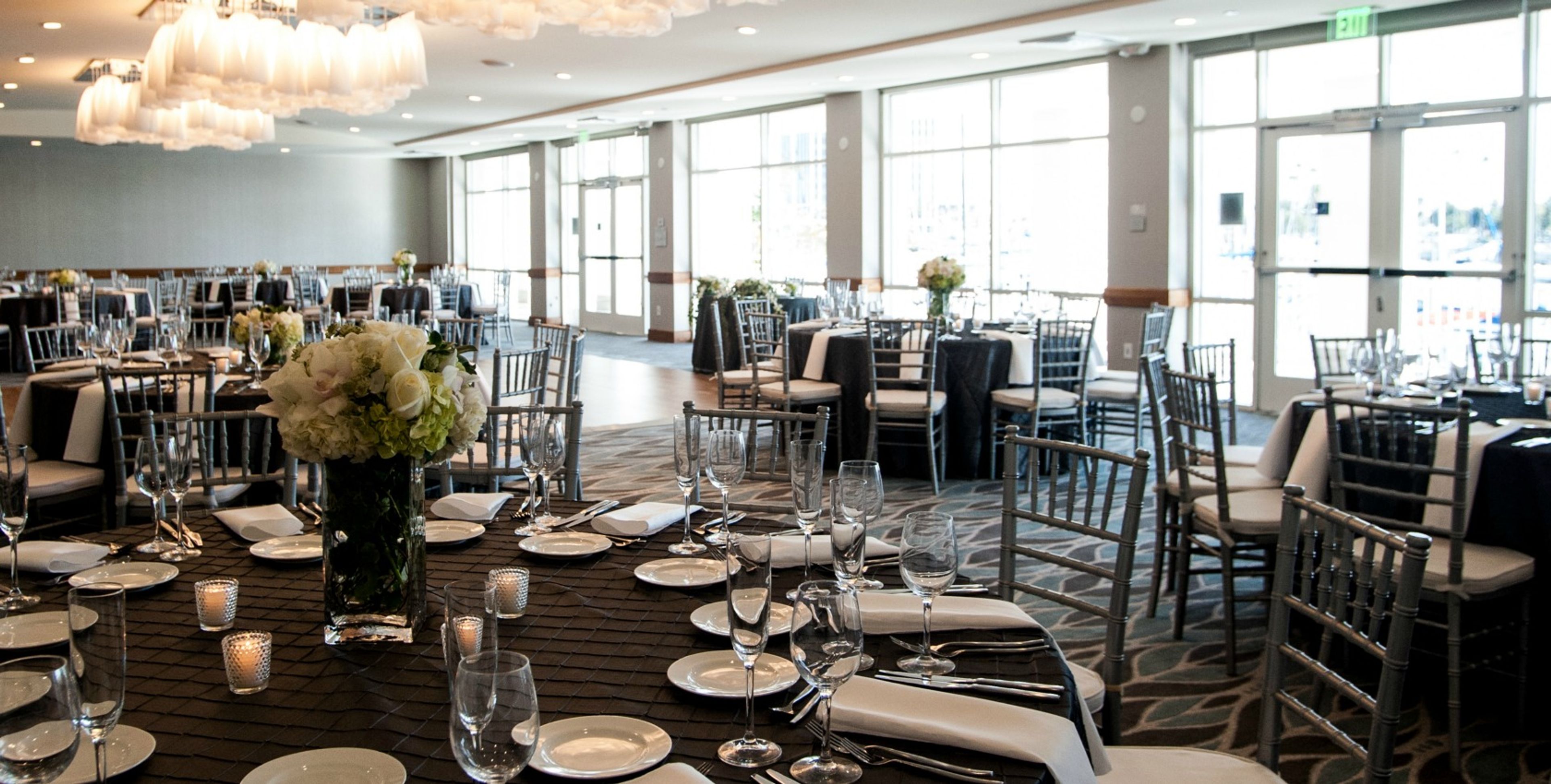 Regatta Ballroom, an event space at Marina Del Rey Hotel