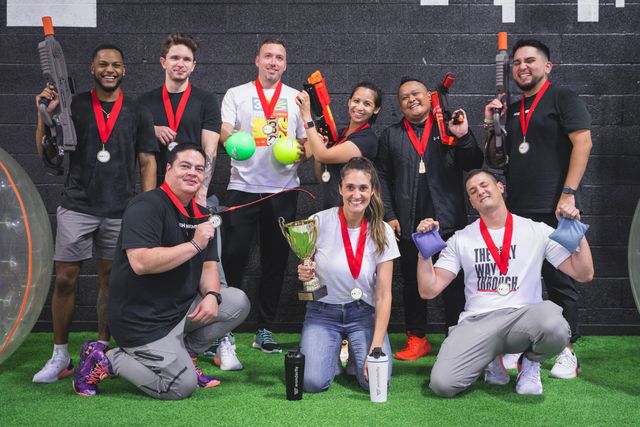 Featured photo from Under Armor Team-Building Event at Wonderfly Arena in Baltimore, Maryland