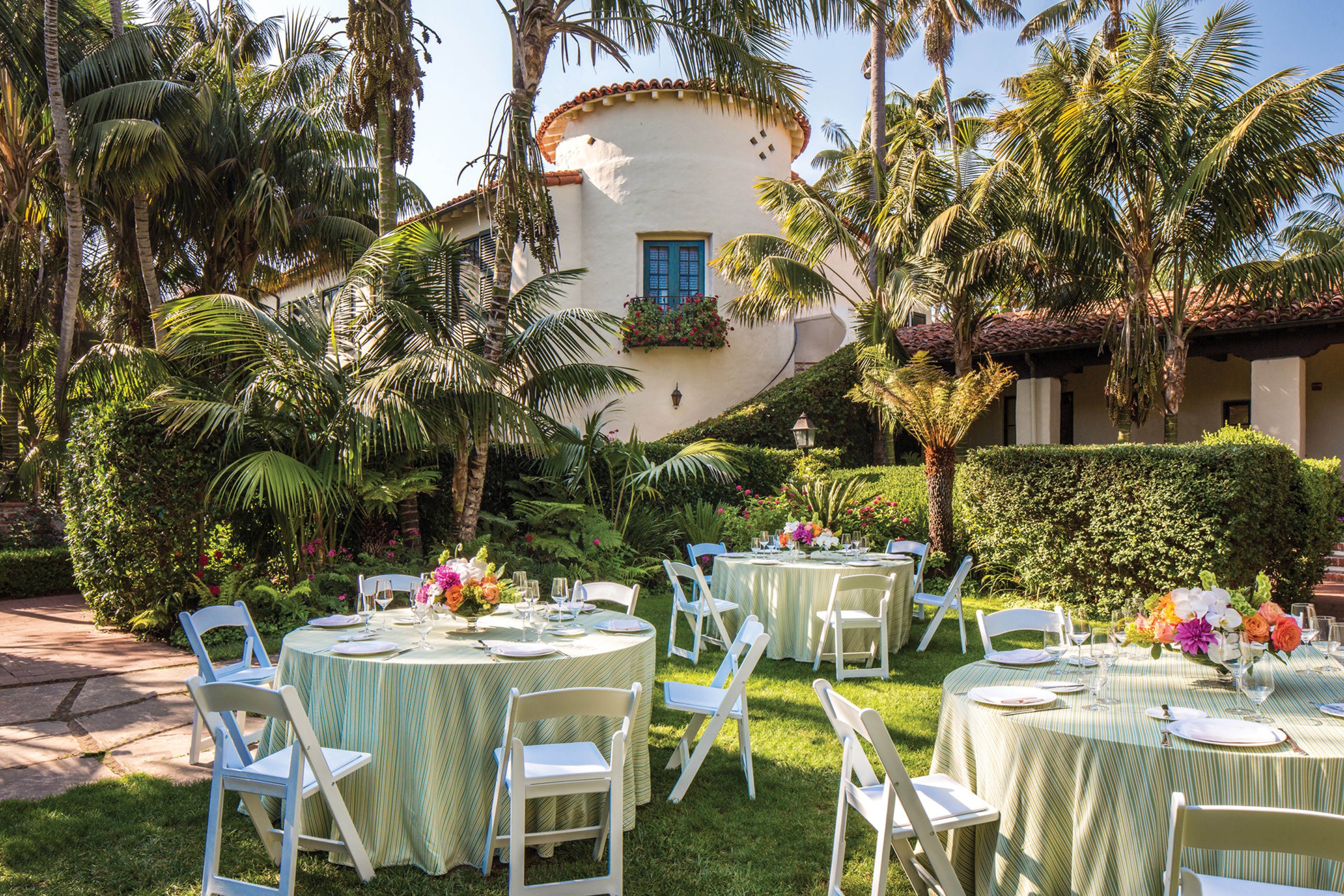 Escala Garden, an event space at Four Seasons Resort The Biltmore Santa Barbara