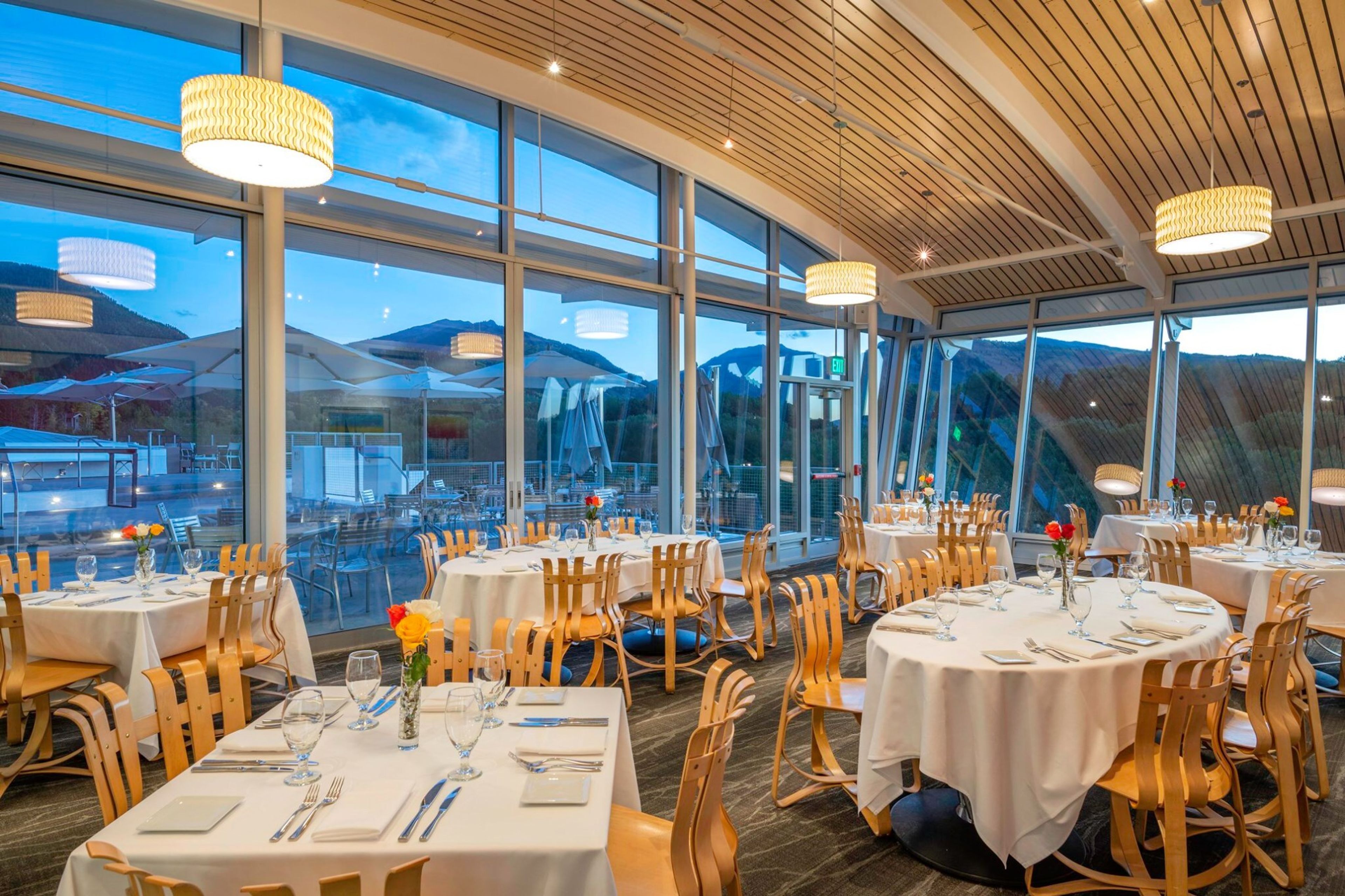 Plato's Restaurant, an event space at Aspen Meadows Resort
