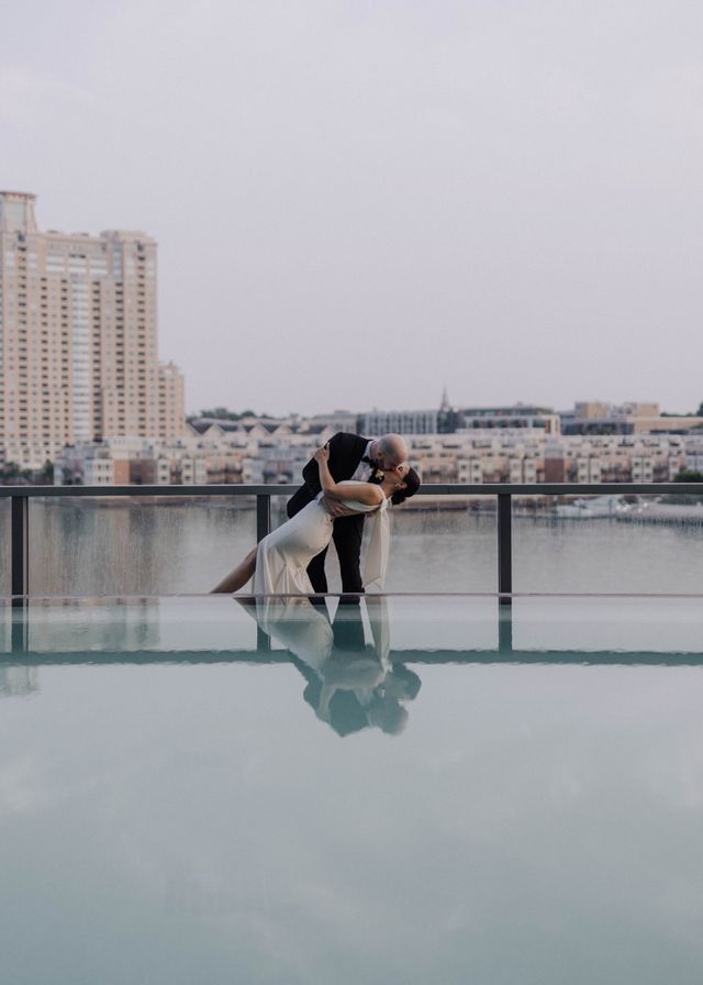 Featured photo from Romantic & Simplistic Wedding Reception at Four Seasons Hotel Baltimore in Baltimore, MD
