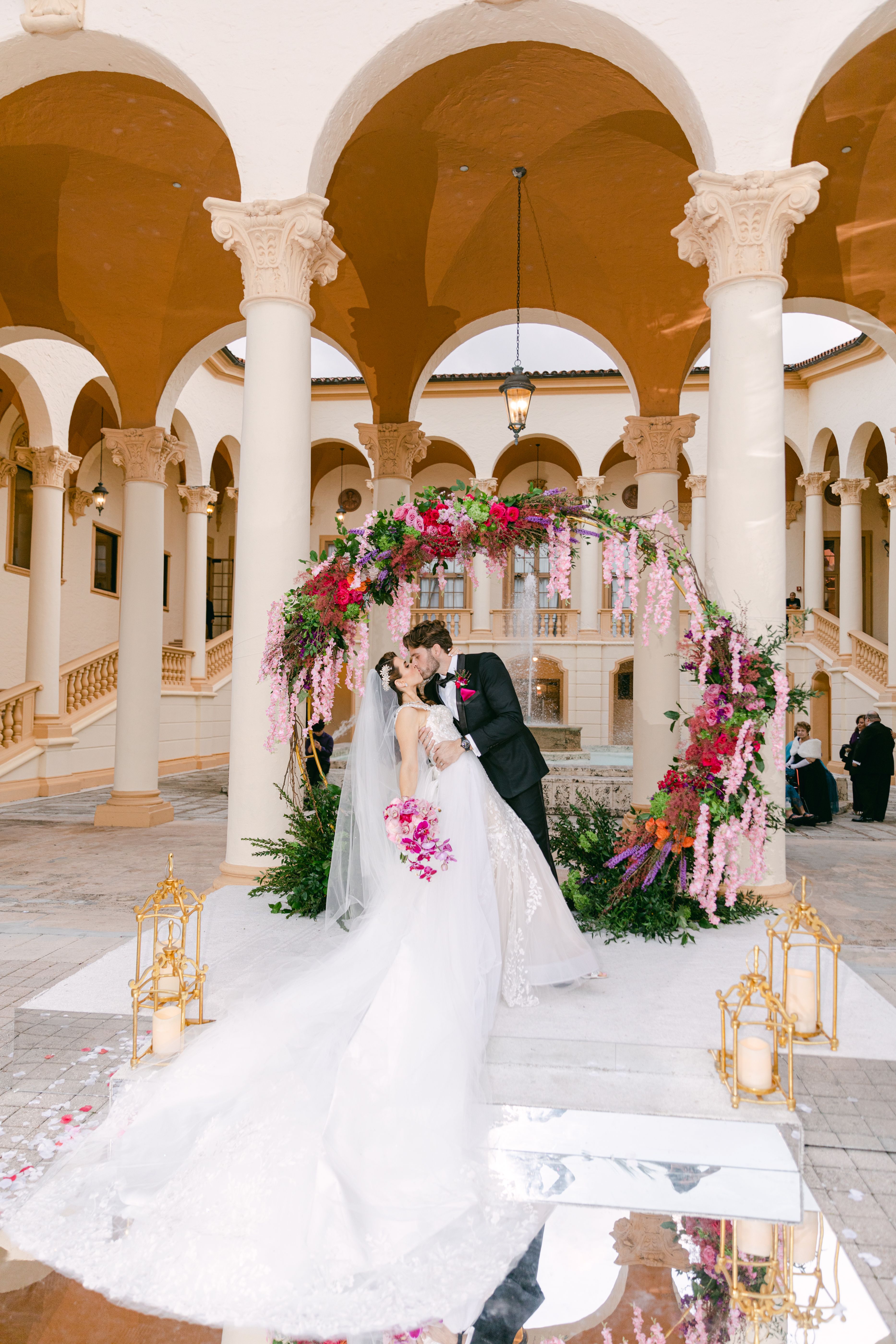 Relive The Magic of This Fairytale Wedding at Biltmore Hotel Miami Coral  Gables | Melissa Davis Designs | PartySlate, image size:3733x5600