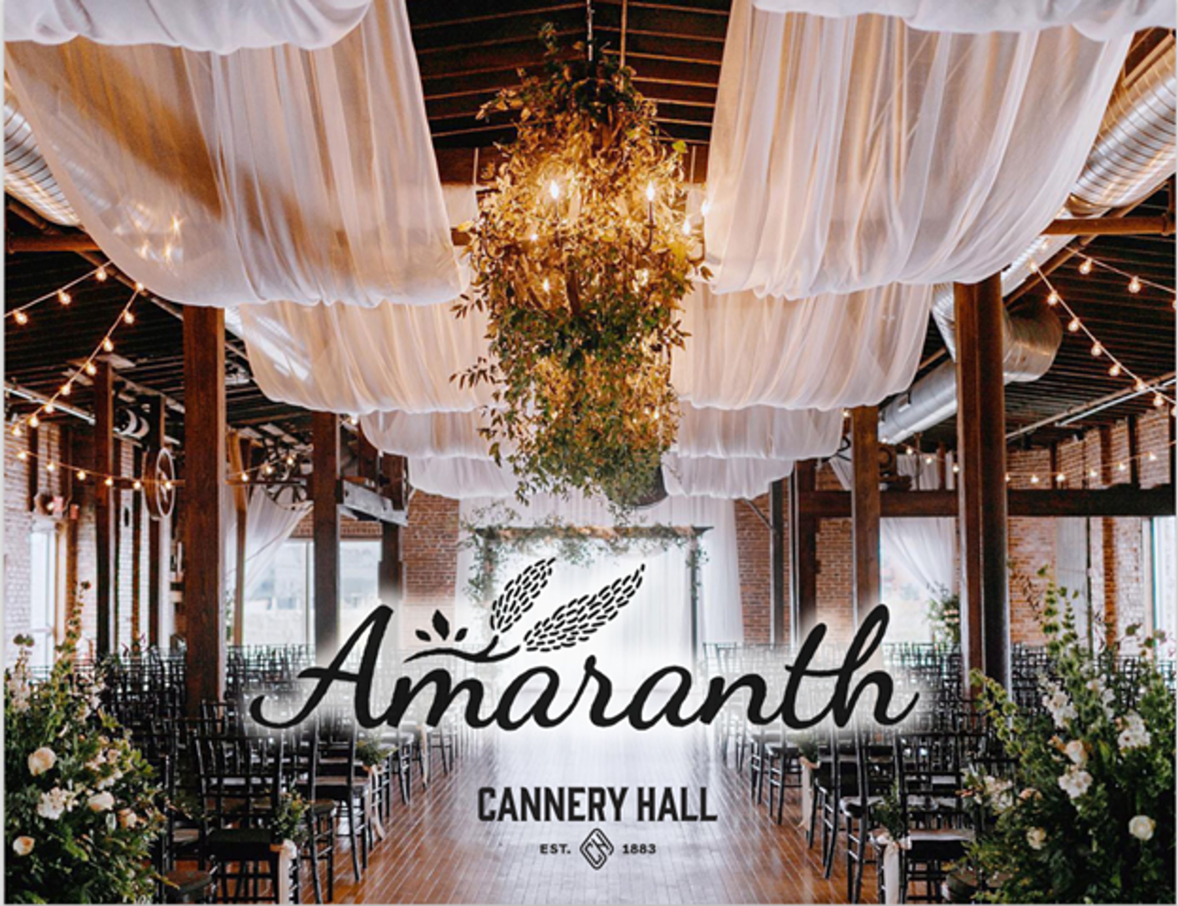 Amaranth at Cannery Hall, an event space at Cannery Hall