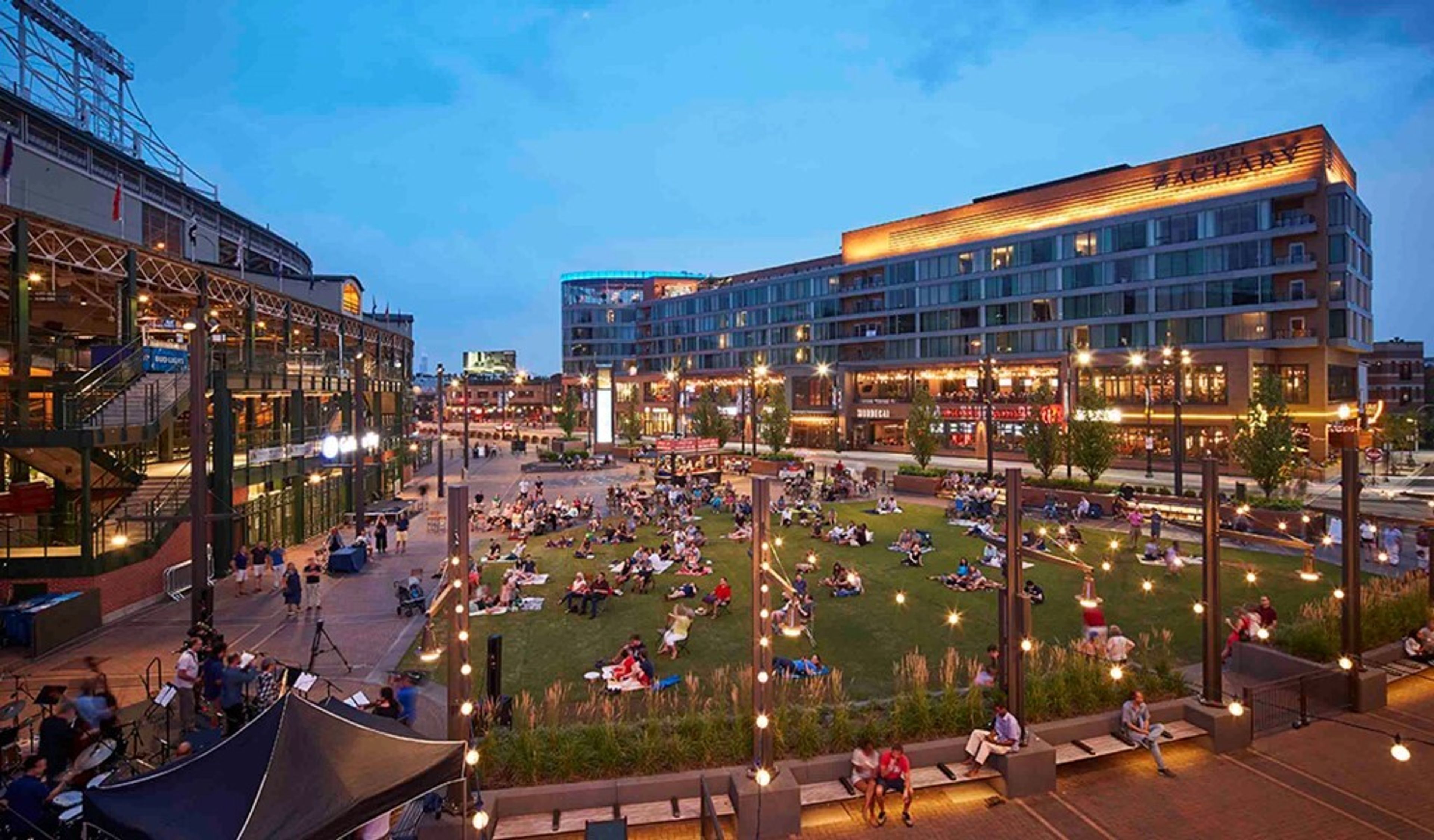 Gallagher Way, an event space at Wrigley Field