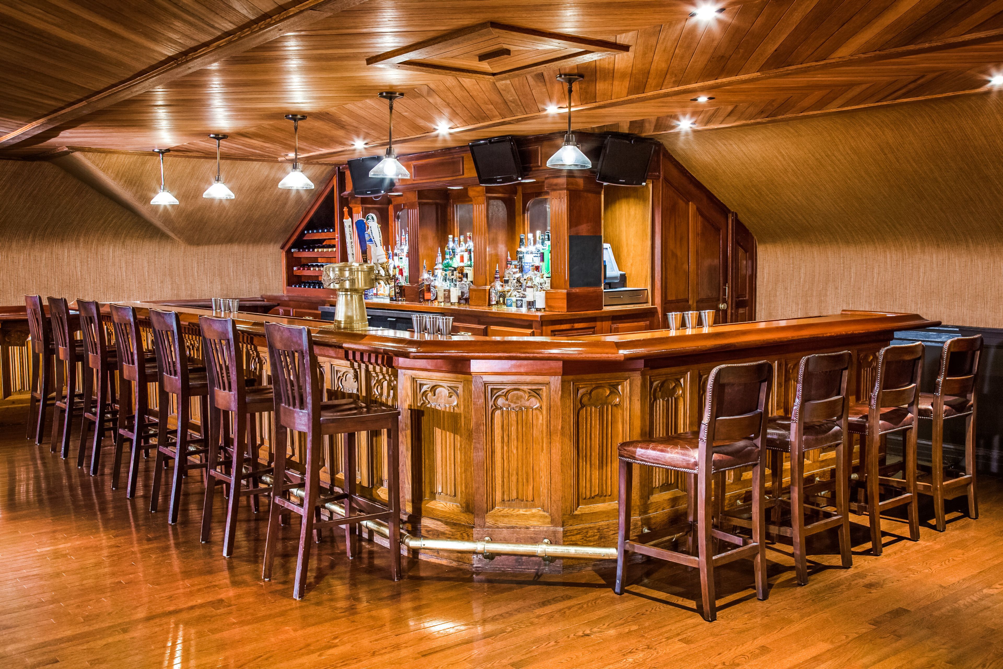 The Pub, an event space at The Mansion at Glen Cove