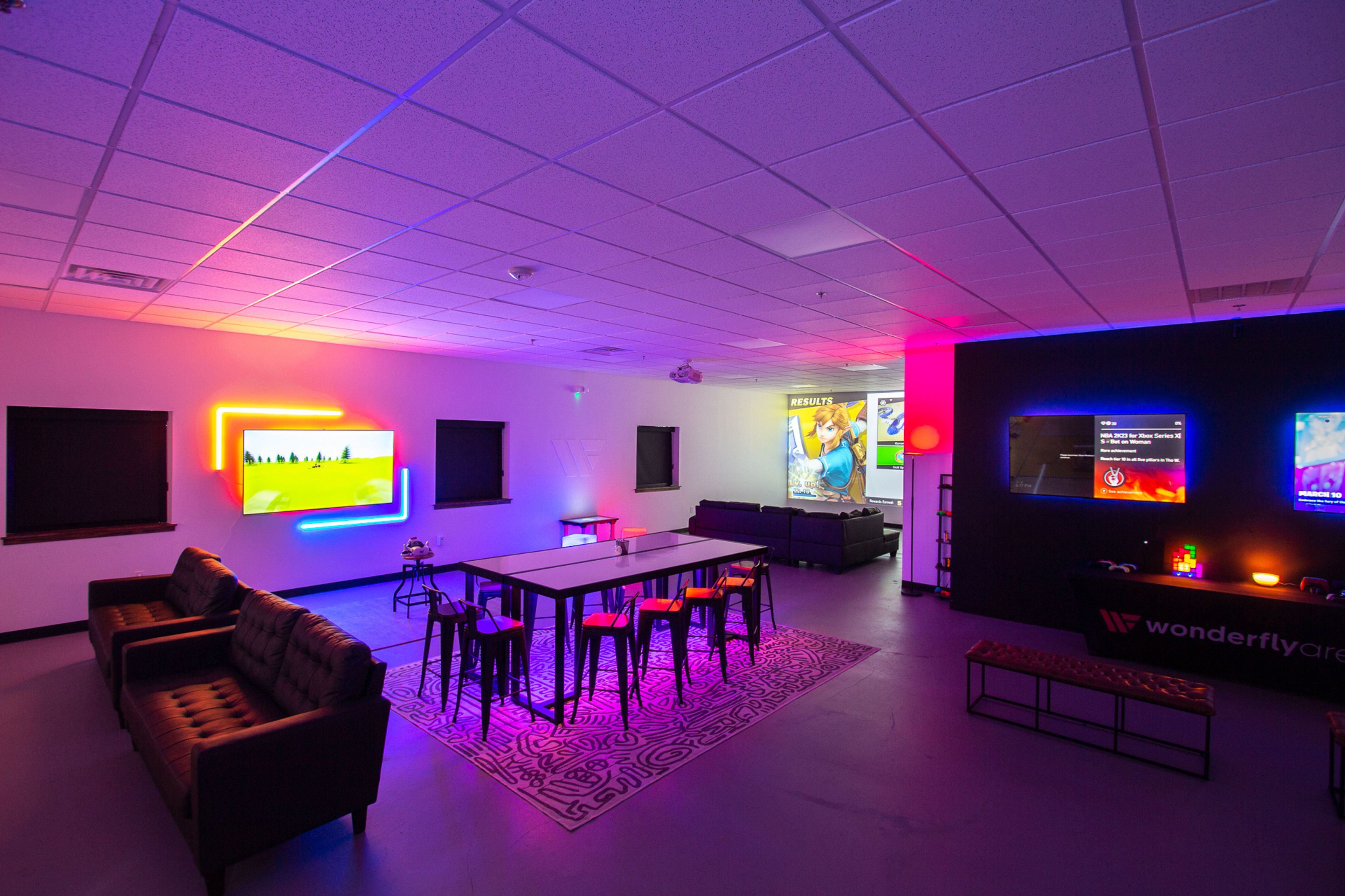 Multi-Purpose Gaming Lounge, an event space at Wonderfly Arena - Timonium