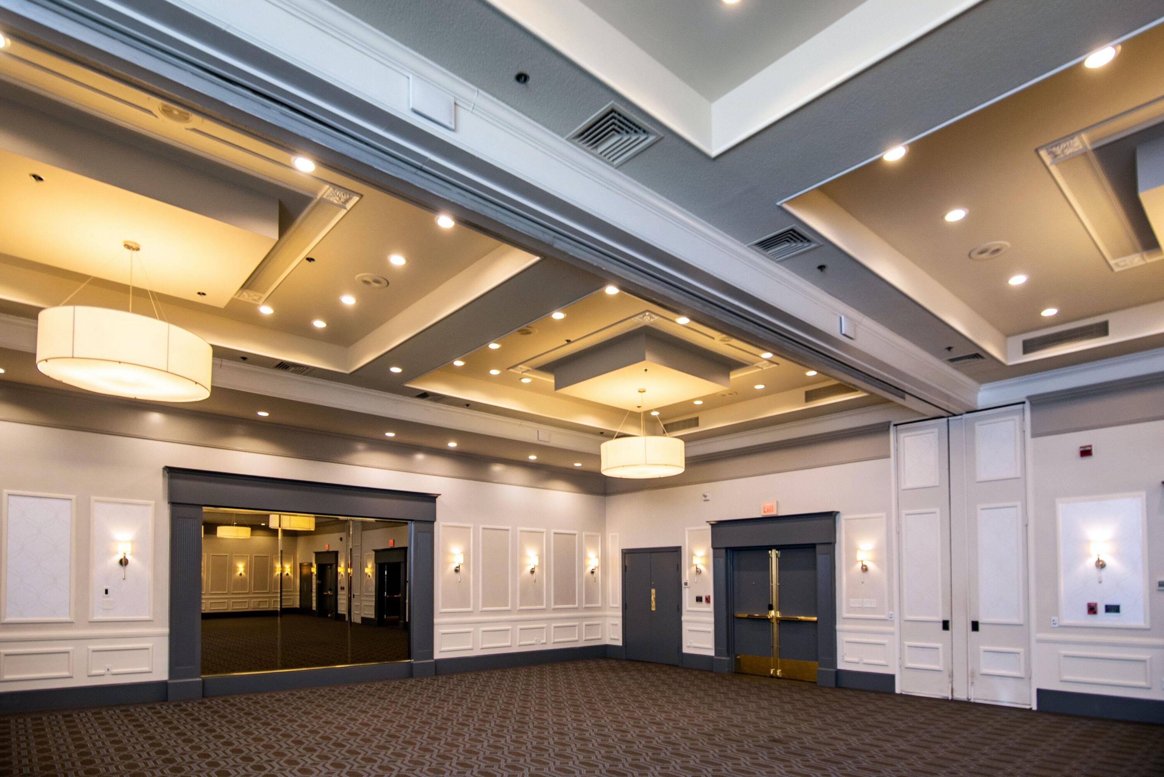 Schooner Ballroom, an event space at Hilton Mystic