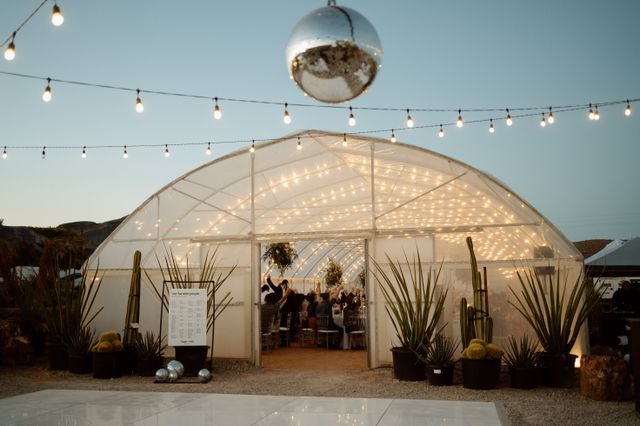 Featured photo from Cactus Joe's Greenhouse Wedding Reception