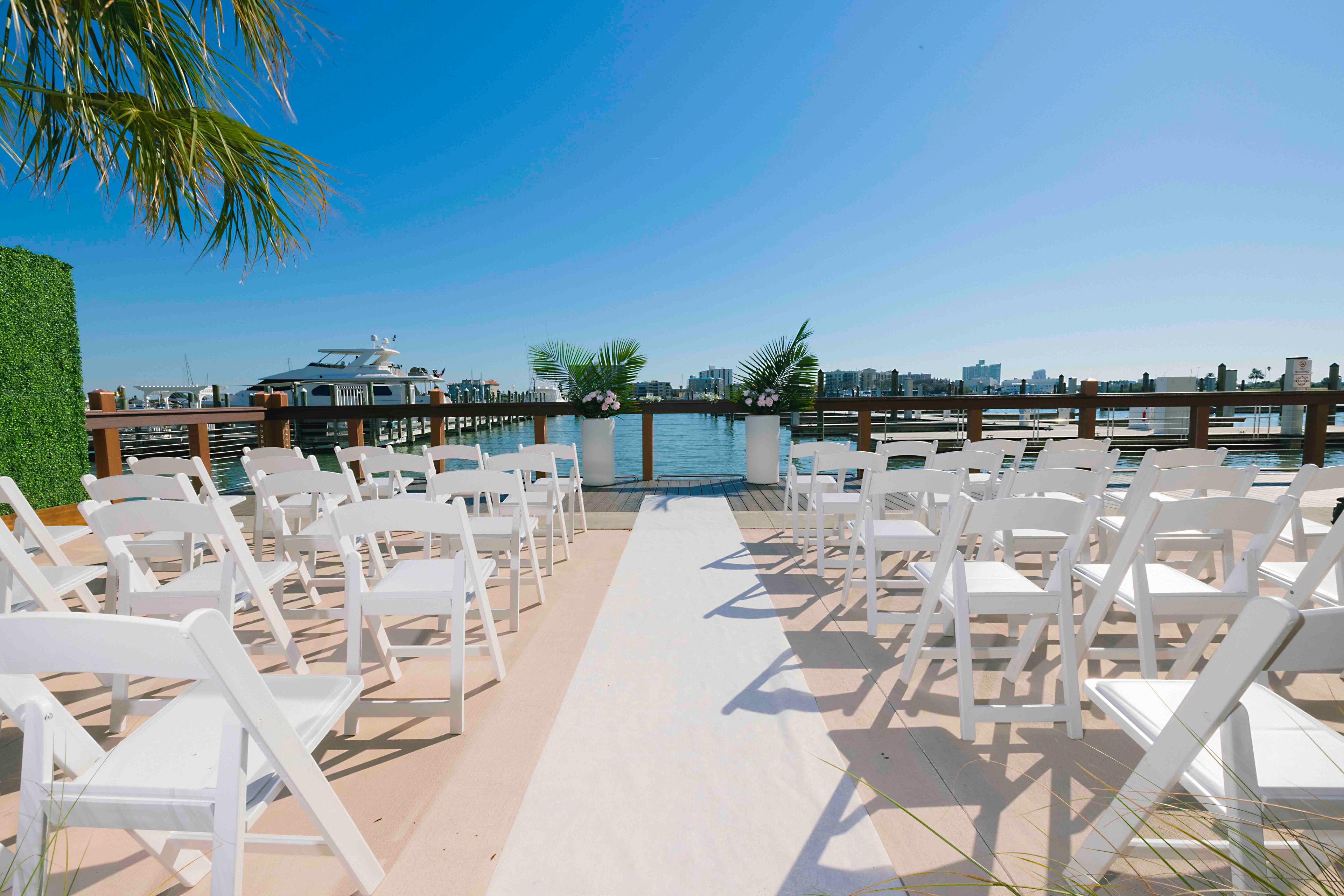 The Marina, an event space at Courtyard Clearwater Beach
