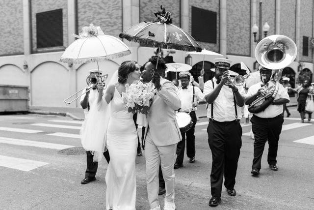 Featured photo from Margaret + Sheyi's Extravagant NOLA Wedding