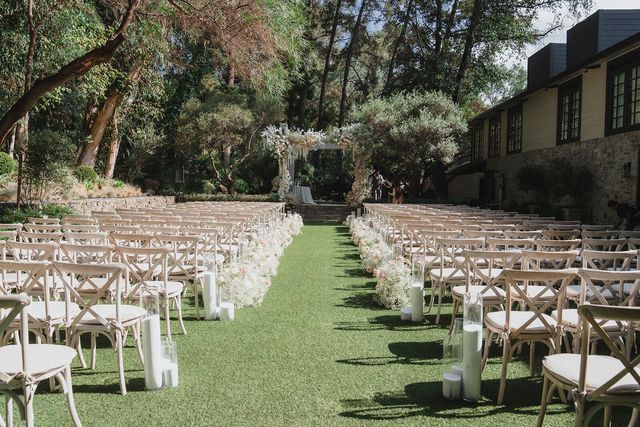 Featured photo from Whimsical Wedding at Calamigos Ranch in Malibu, California.