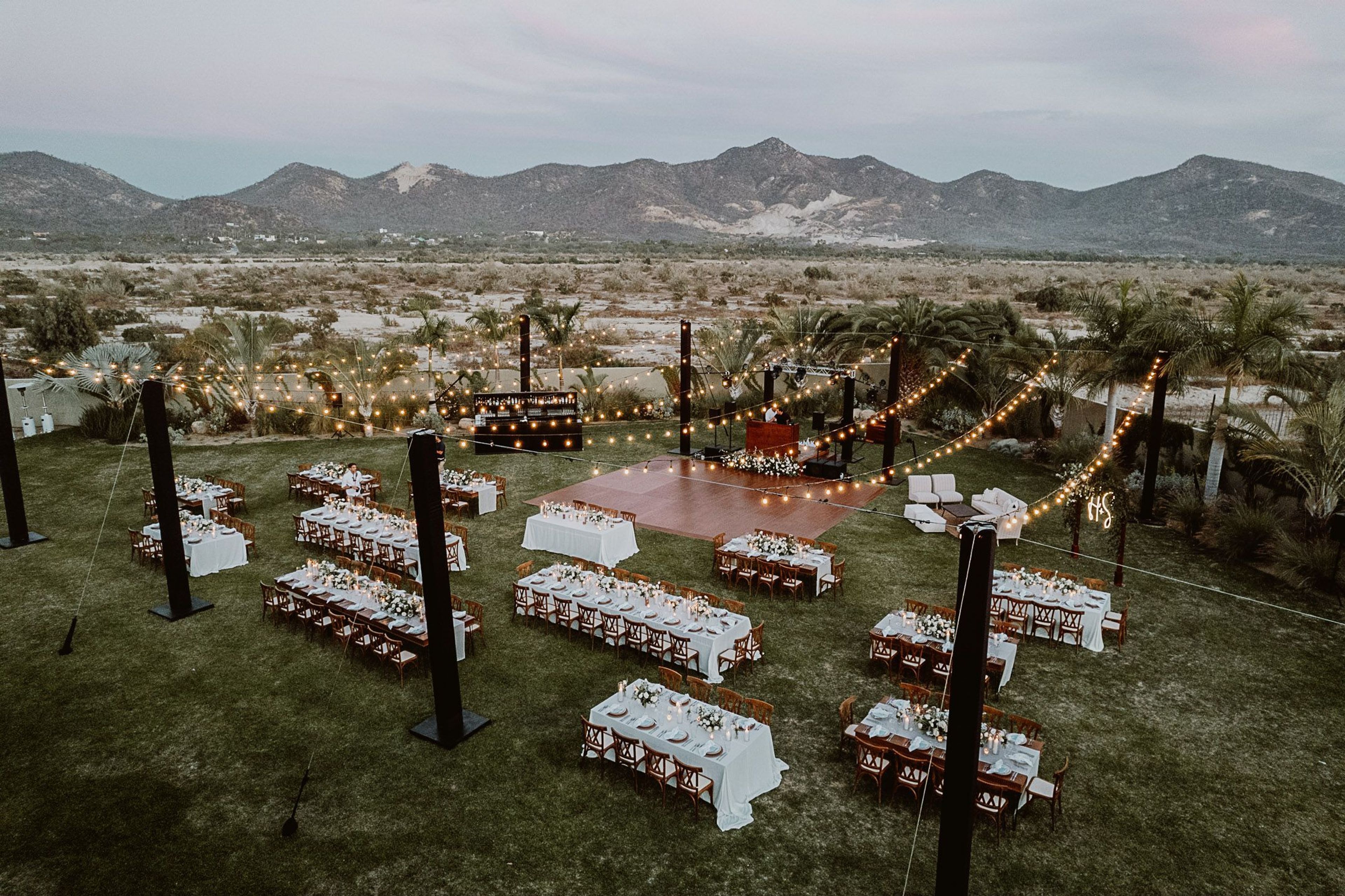 The Diamond Garden, an event space at Baja Luna