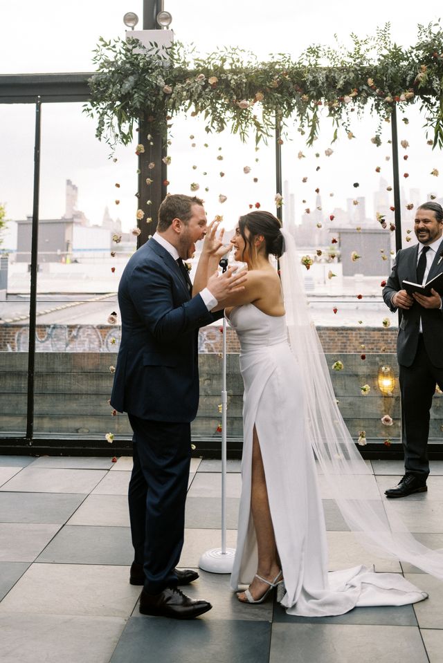 Featured photo from Cityscape Romance: A Delightful Rooftop Wedding at 74Wythe