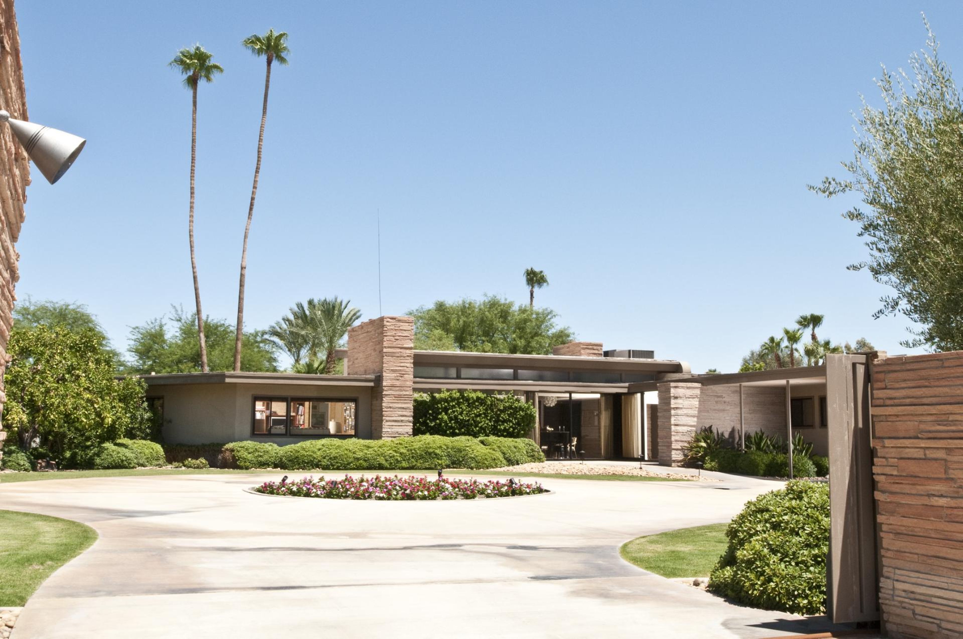 Circular Motor Court, an event space at Twin Palms Frank Sinatra Estate