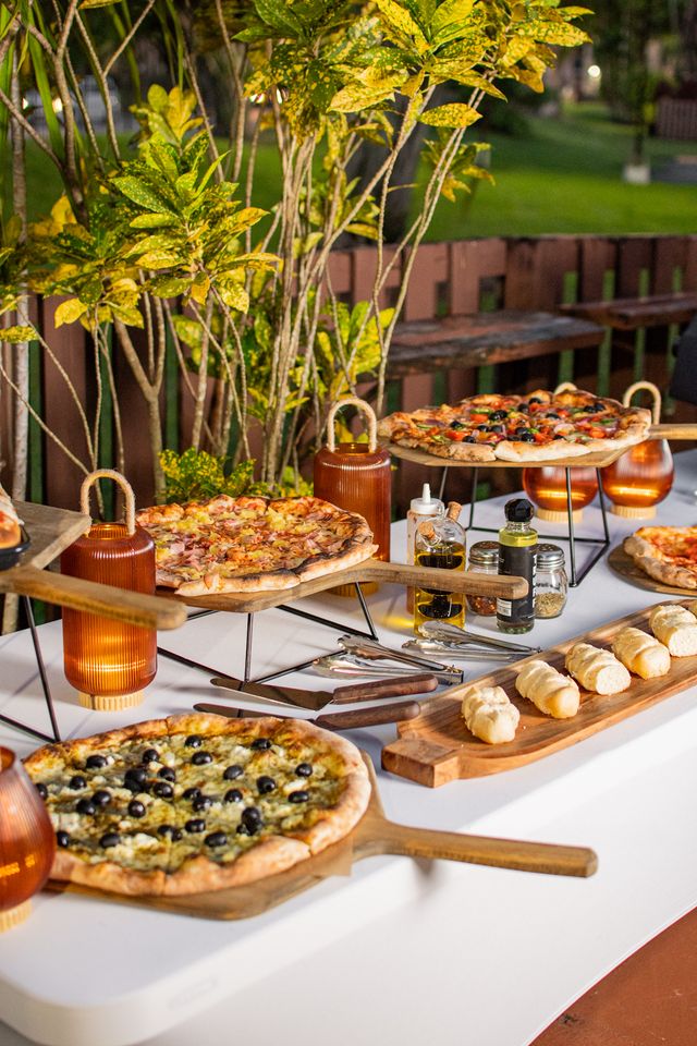 Featured photo from Backyard pizza party