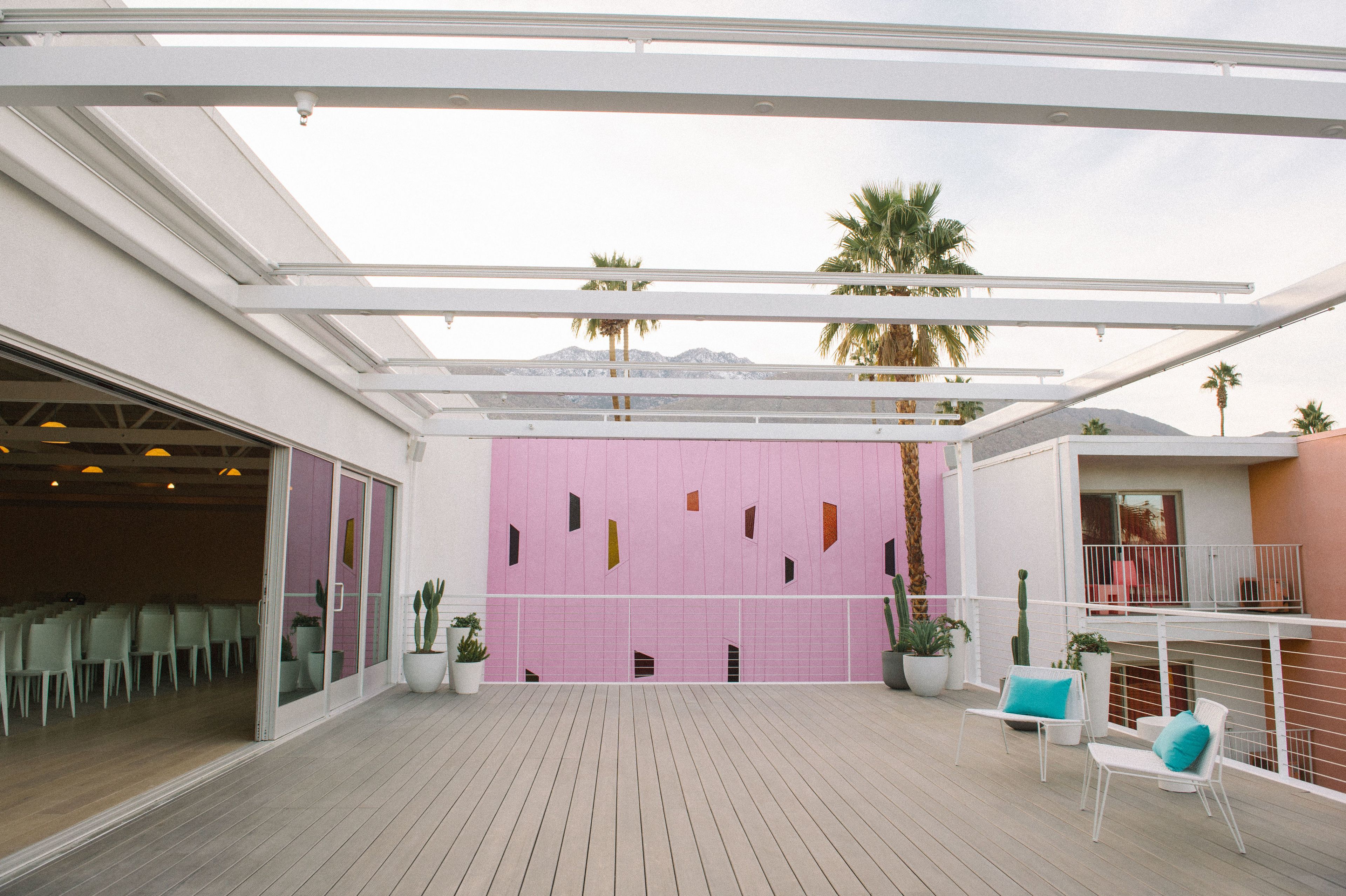 Sago Terrace, an event space at The Saguaro, Palm Springs