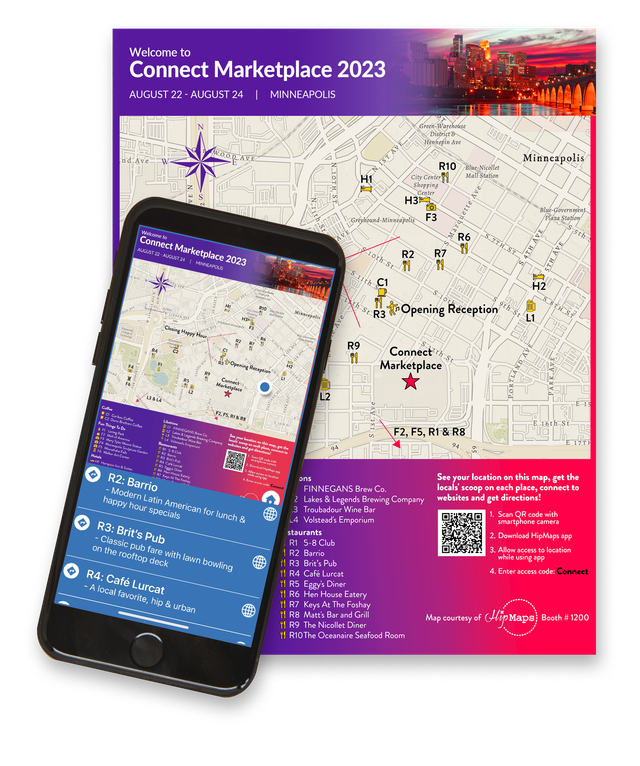 Featured photo from Vibrant Map for Connect Marketplace Conference in Minneapolis, Minnesota