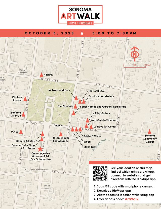 Featured photo from Map for Sonoma Art Walk in Sonoma, California
