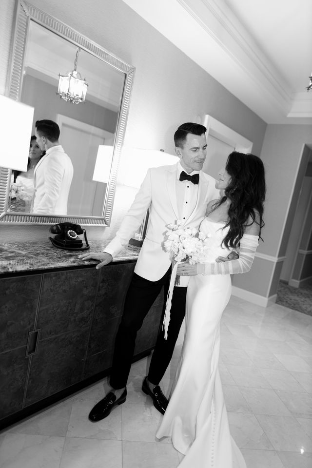 Featured photo from Black and White Restaurant Wedding in Boston, MA